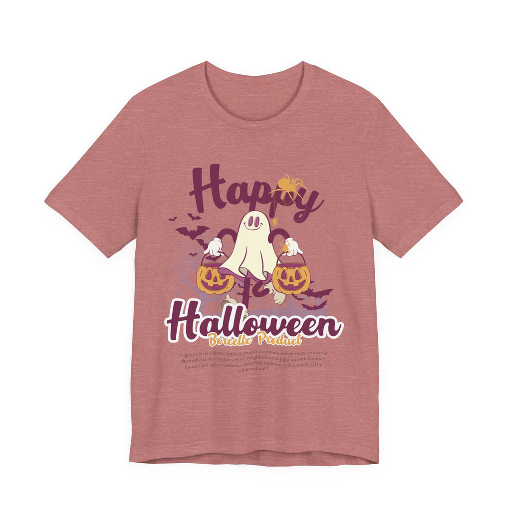 Halloween Unisex T-Shirt, Cute Ghost Tee, Fall Apparel, Kids Halloween Costume, Spooky Season Shirt, Trick or Treat Gift