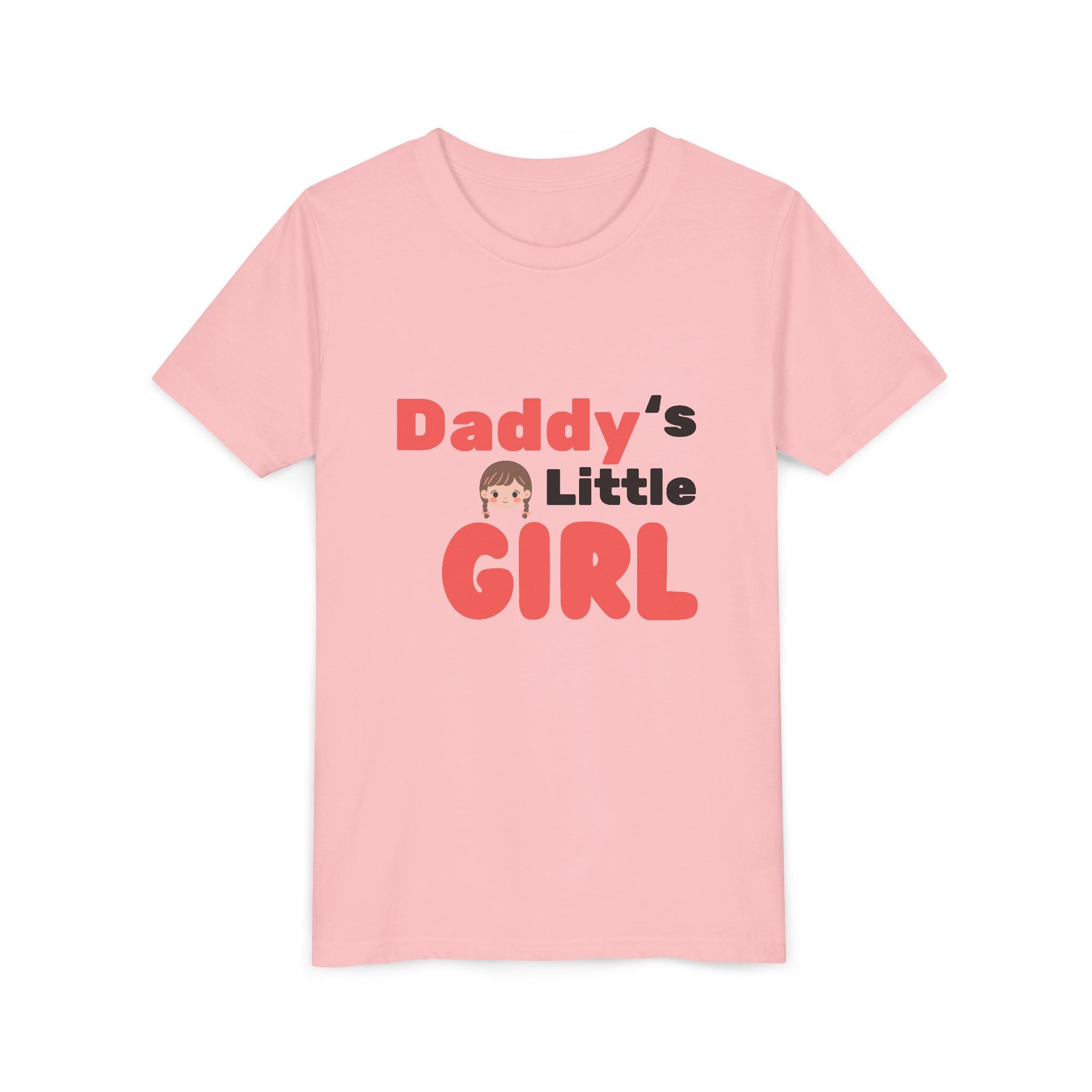Daddy's Little Girl Youth Tee, Cute Kids T-Shirt, Father's Day Gift, Birthday Present, Sweet Family Apparel, Children's Fashion