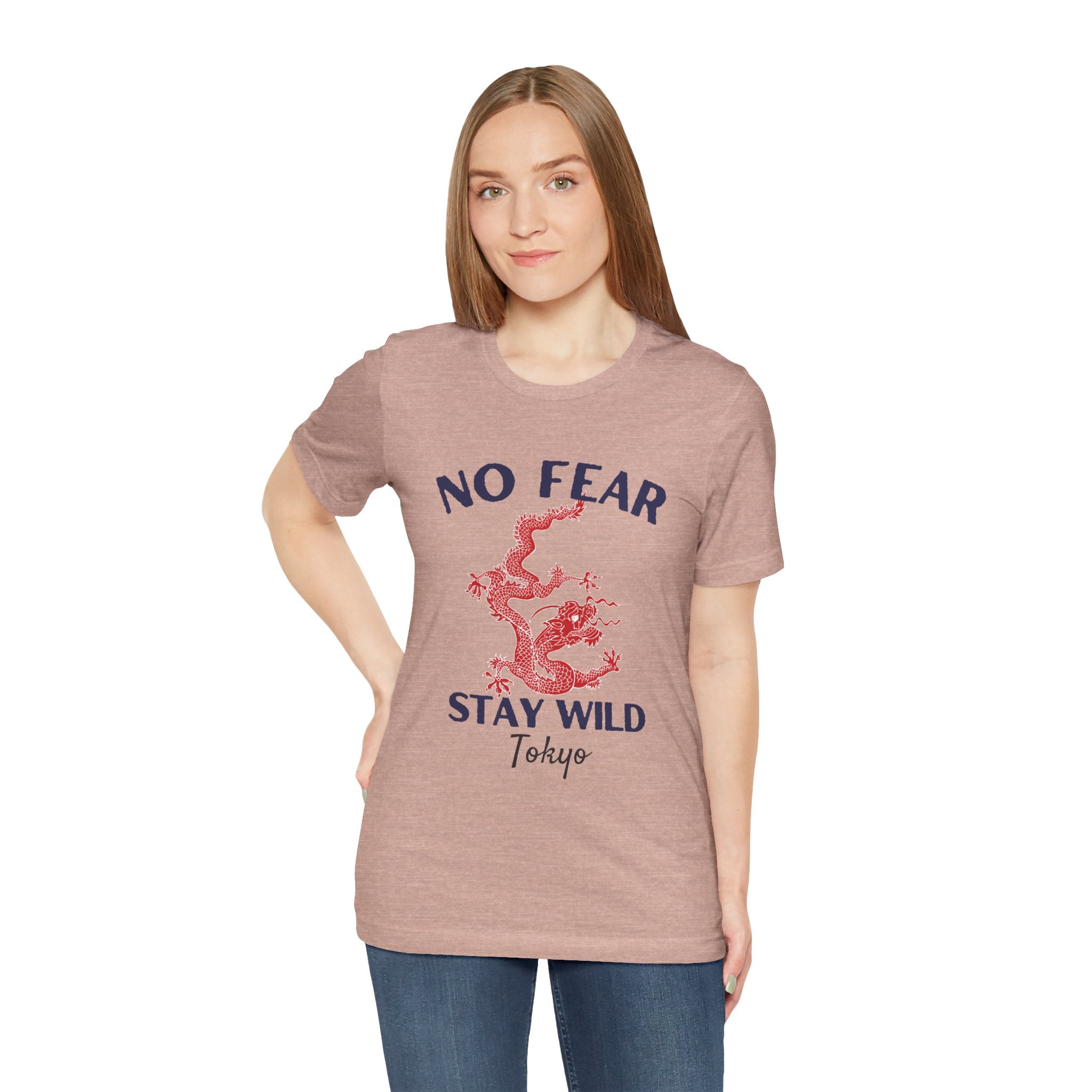 No Fear Stay Wild Unisex T-Shirt | Adventure Tee, Casual Wear, Gift for Nature Lovers, Inspirational Shirt, Summer Fashion