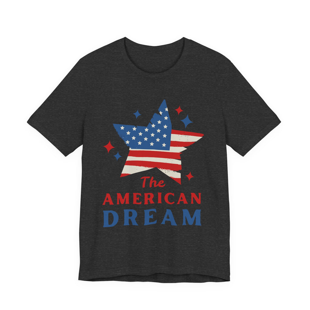 Patriotic T-Shirt, Independence Day Tee, American Dream Shirt, 4th of July Outfit, Stars and Stripes Tee Shirt