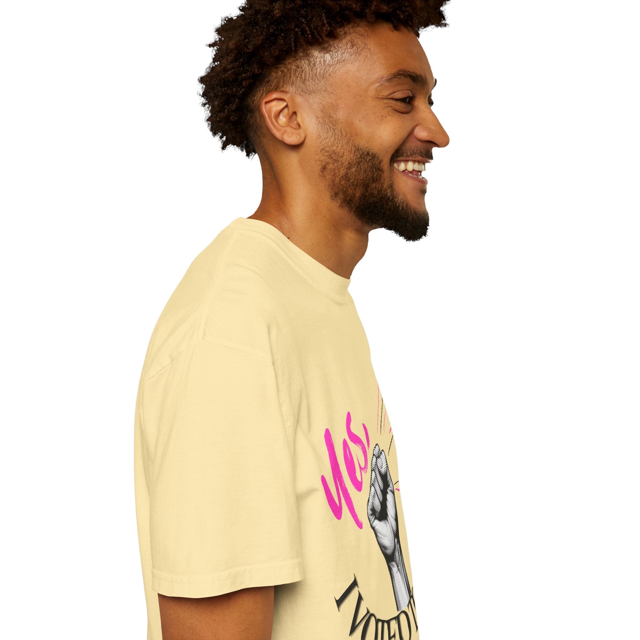 Empowering Voting T-shirt, Yes I Voted Today Tee, Unisex Garment-Dyed Shirt, Election Day Apparel, Civic Engagement Top