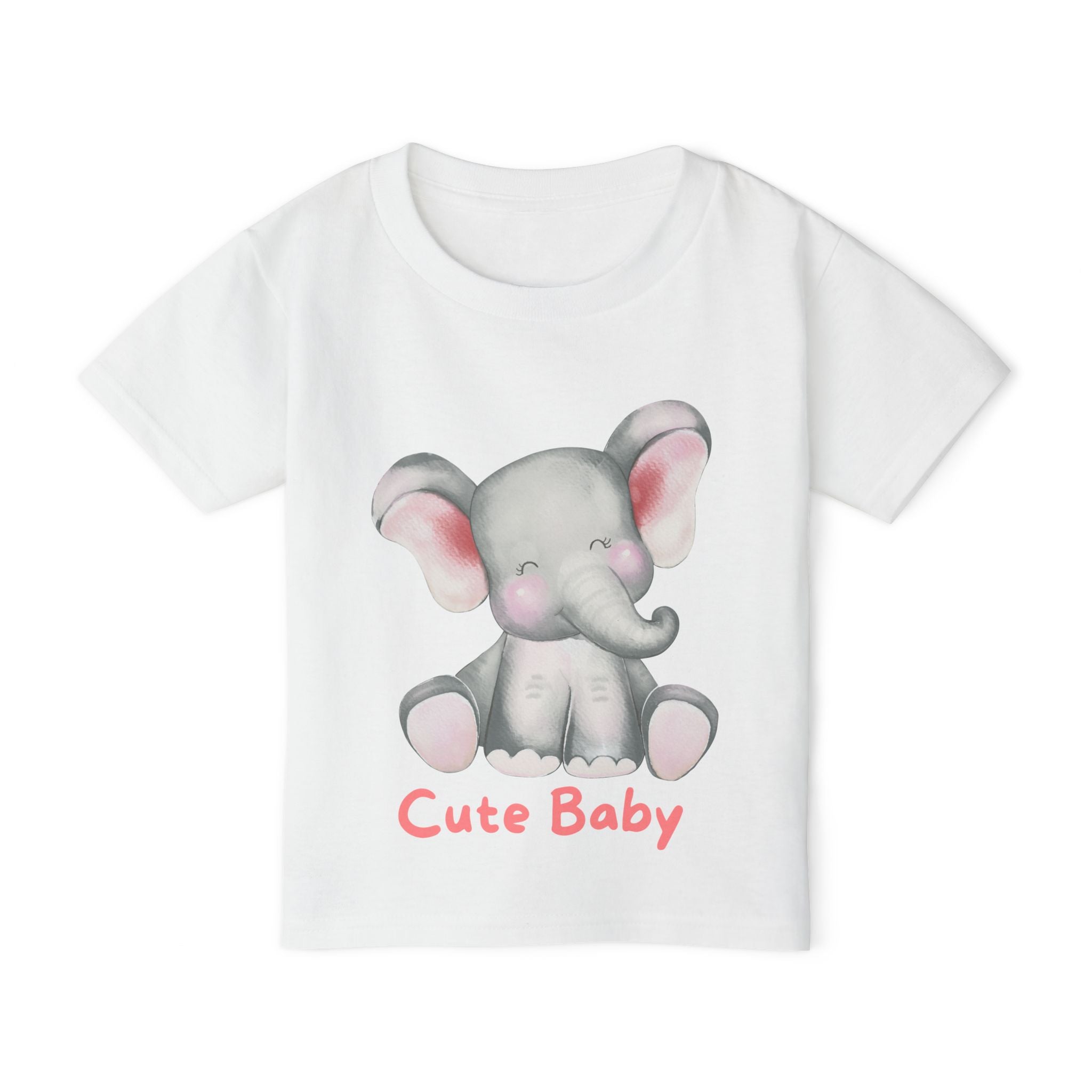 Cute Baby Elephant Toddler T-shirt, Preschool, Baby Shower Gift, Toddler Apparel, Kids Birthday, Cute Animal Clothing