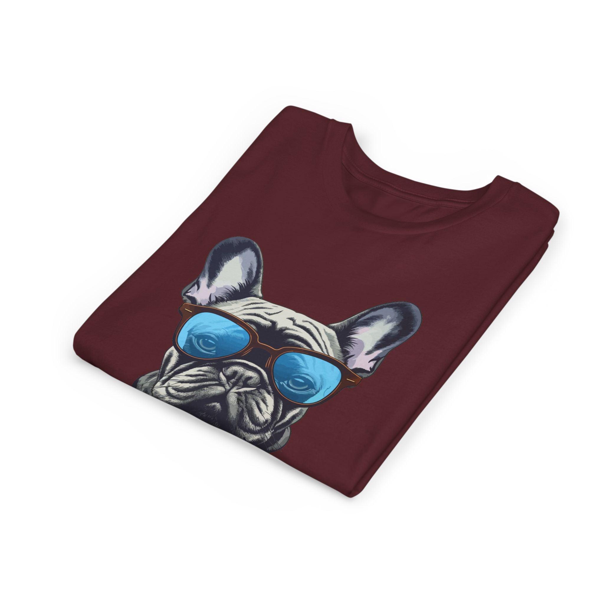 Cool French Bulldog Youth Tee - Fun Gift for Kids, Summer Wear, Pet Lovers, Birthday Present, Casual Style