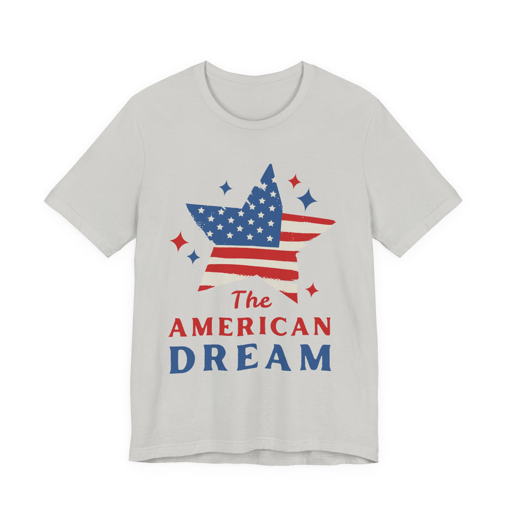 Patriotic T-Shirt, Independence Day Tee, American Dream Shirt, 4th of July Outfit, Stars and Stripes Tee Shirt