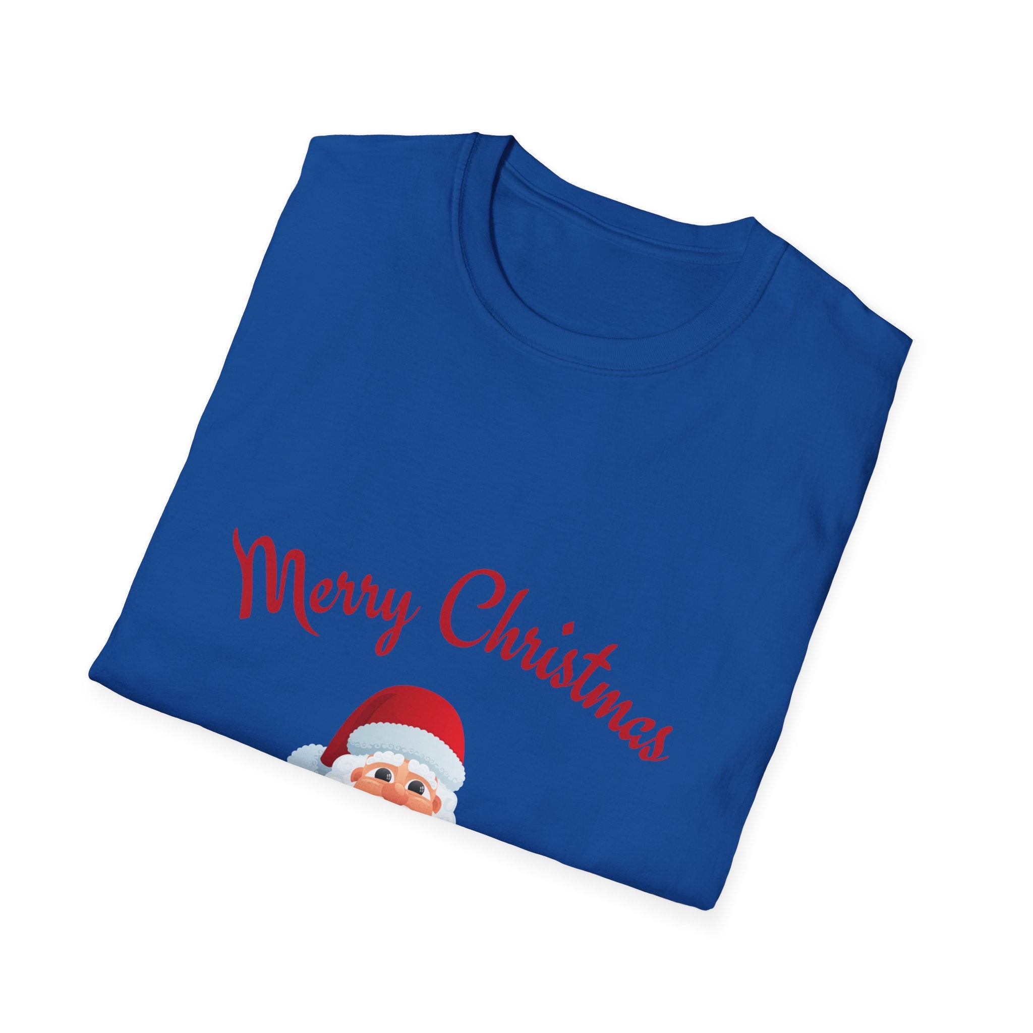 Merry Christmas Santa T-Shirt, Holiday Tee, Unisex Christmas Top, Festive Shirt, Gift for Him/Her, Family Reunion Apparel