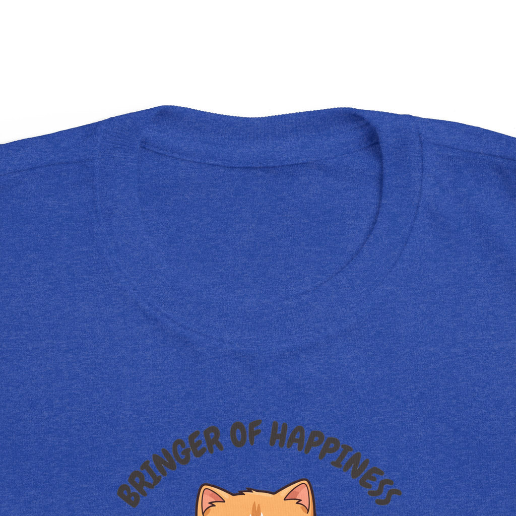 Toddler Cat-Inspired Tee - Celebrate Joy & Creativity, Cute Yellow Shirt, Gift for Kids, Funny Animal Apparel, Everyday Playwear