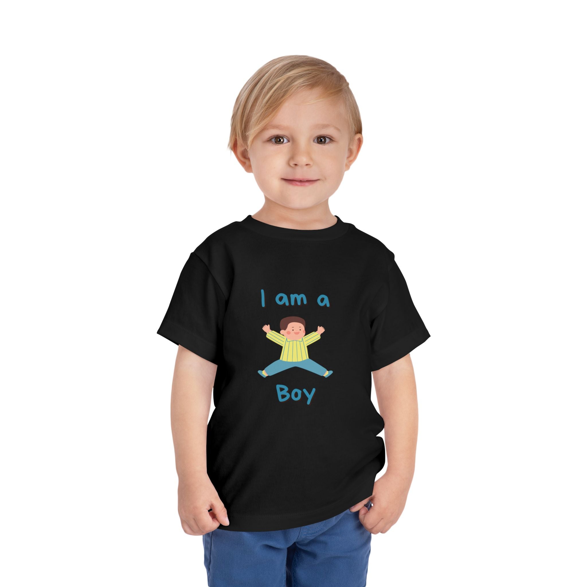Toddler Short Sleeve Tee – Soft Airlume Cotton, Everyday Comfort