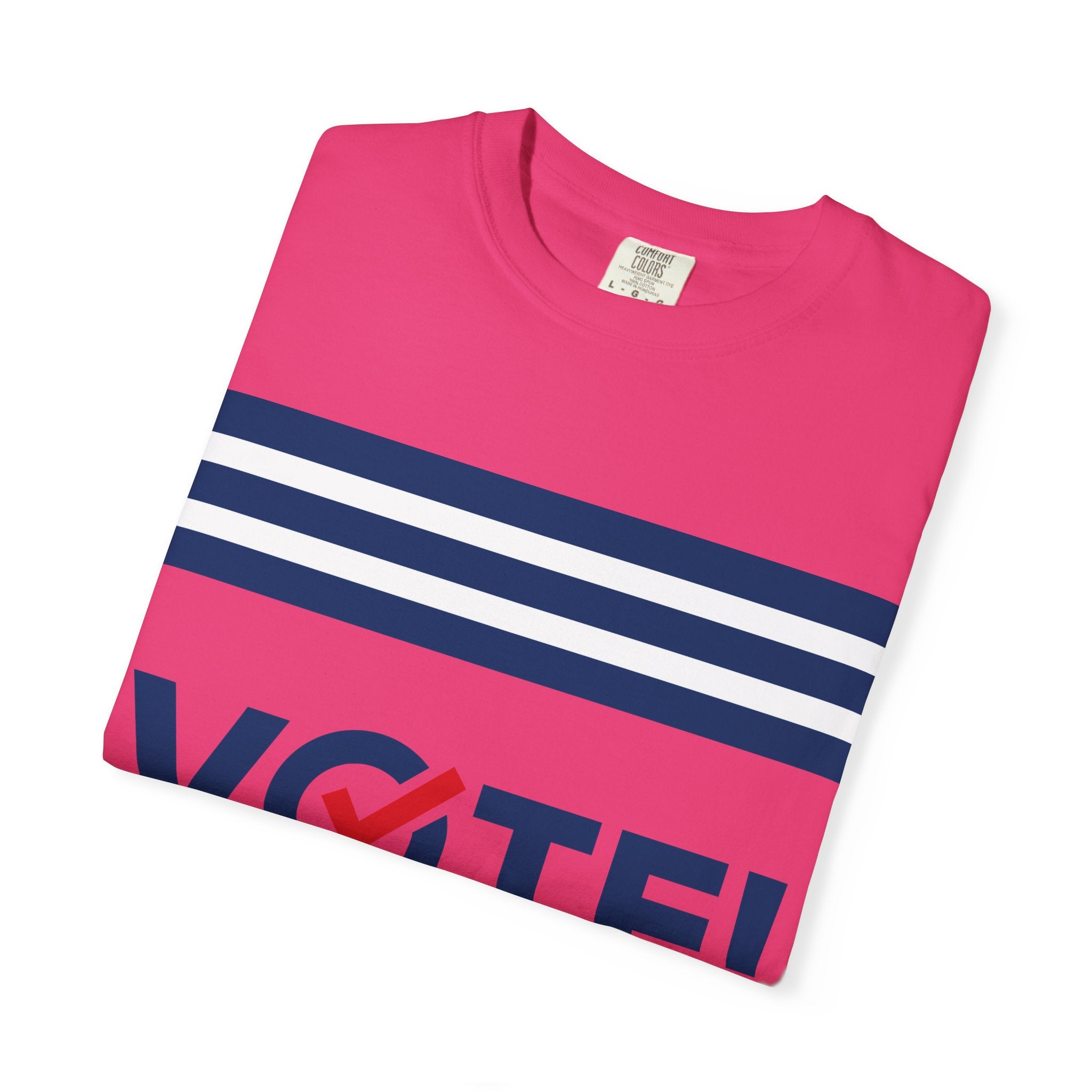 Vote! Garment-Dyed T-Shirt | Unisex Voter Apparel, Election Day Outfit, Political Statement Tee, Casual Advocacy Shirt, Gift for Activists