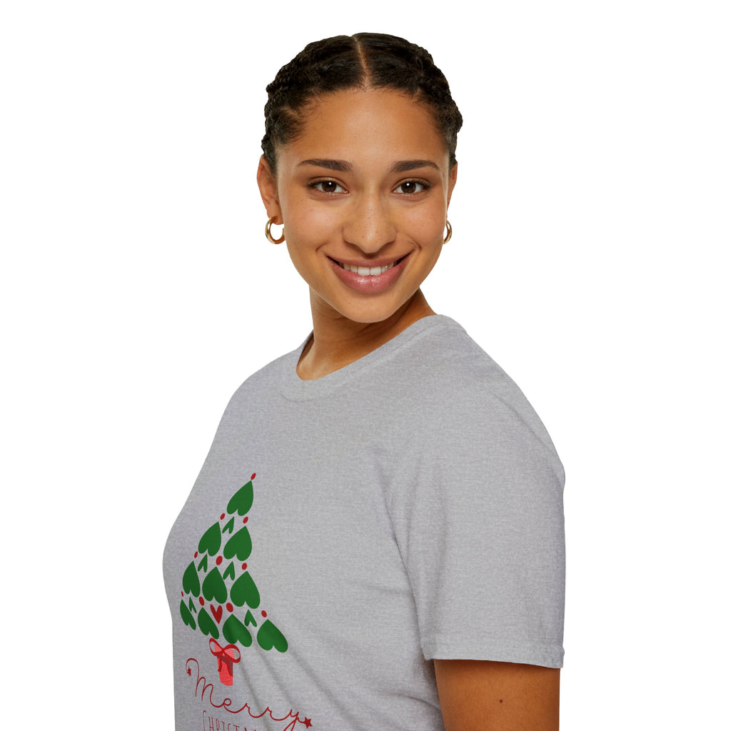 Merry Christmas T-Shirt, Unisex Holiday Tee, Christmas Gift, Casual Wear, Festive Clothing, Seasonal Apparel