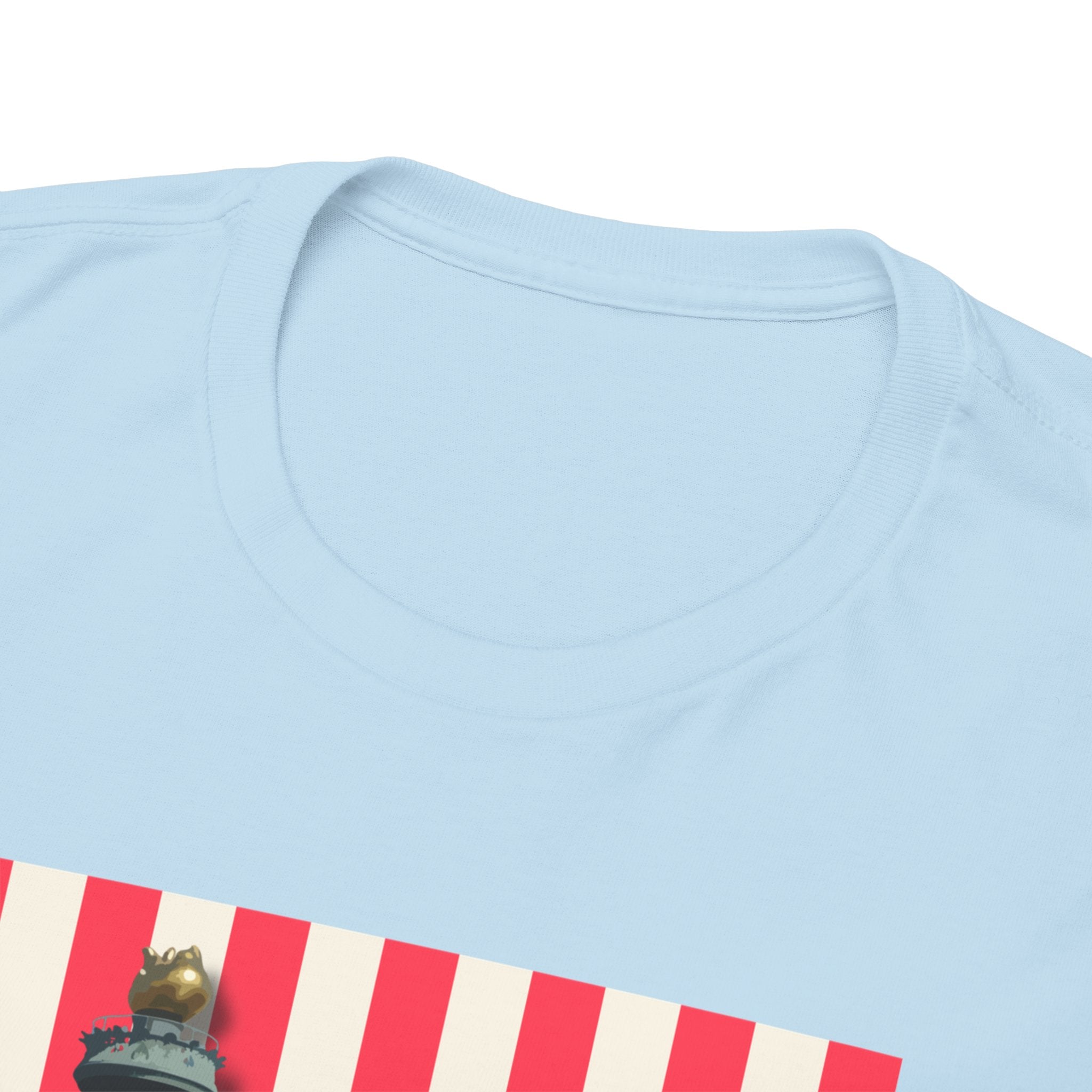 American Vibes Unisex Heavy Cotton Tee, Patriotic Shirt, Gift for Veterans, Independence Day Apparel, Summer Casual Wear