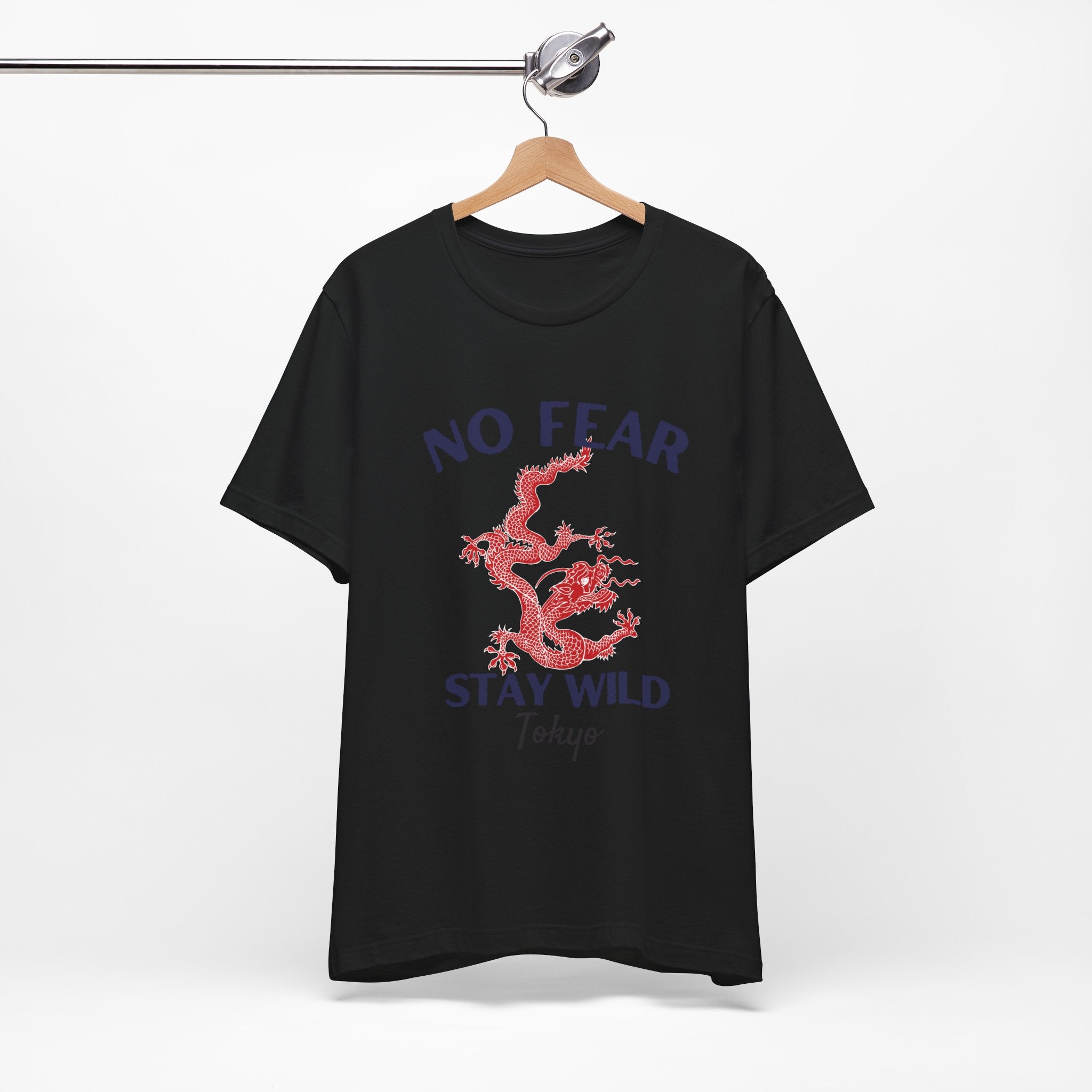 No Fear Stay Wild Unisex T-Shirt | Adventure Tee, Casual Wear, Gift for Nature Lovers, Inspirational Shirt, Summer Fashion