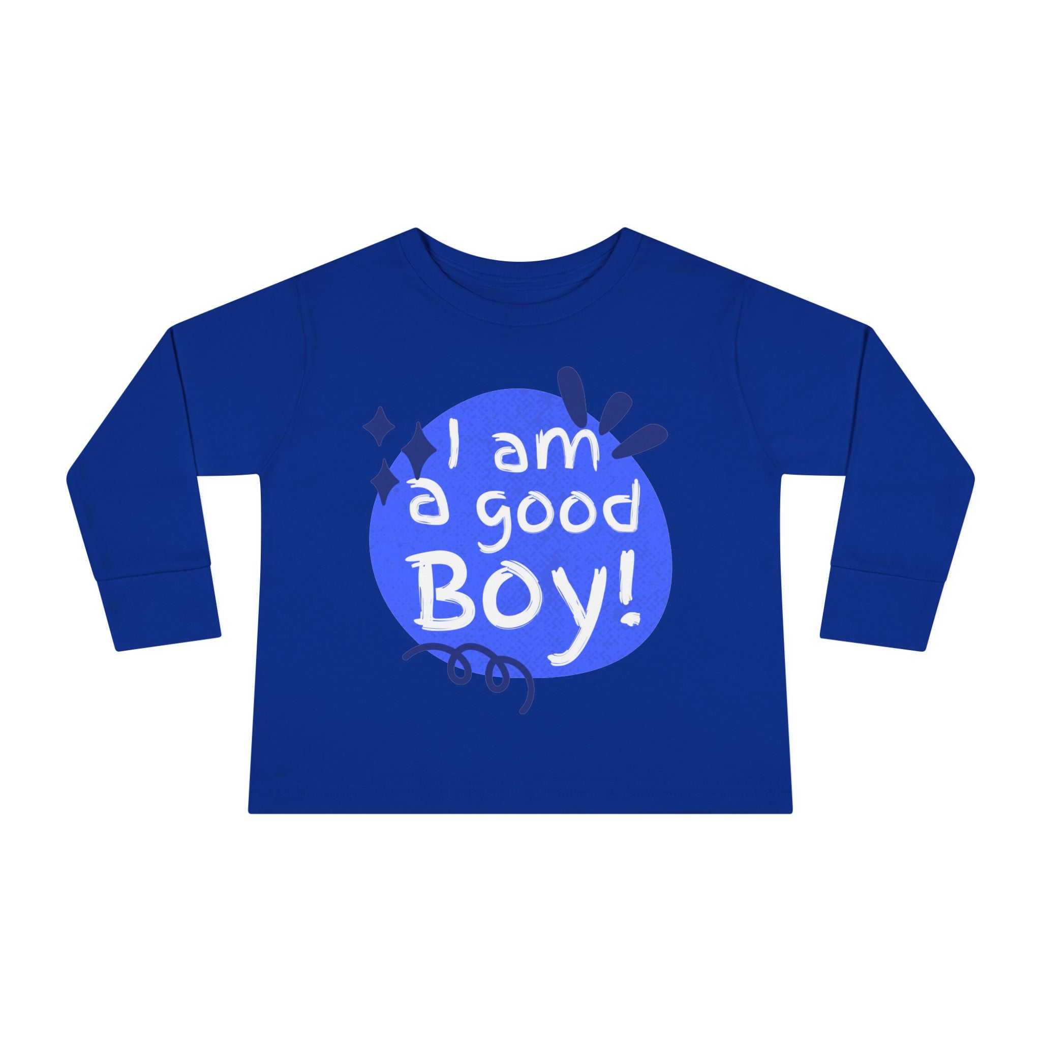 Toddler Long Sleeve Tee | Unisex Kids Shirt | Ring-Spun Cotton | EasyTear Label