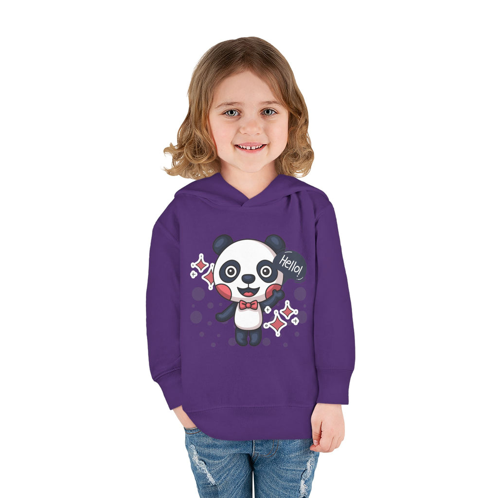 Adorable Toddler Fleece Hoodie featuring Cute Panda Design, Kids Apparel, Gift for Children, Birthday Party Outfit, Cozy Pullover