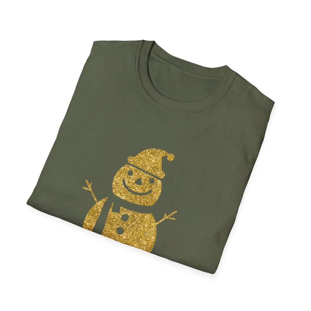 Merry Christmas Snowman T-Shirt, Unisex Holiday Tee, Festive Christmas Gifts, Winter Apparel, Comfortable Crewneck, Cute Seasonal Top