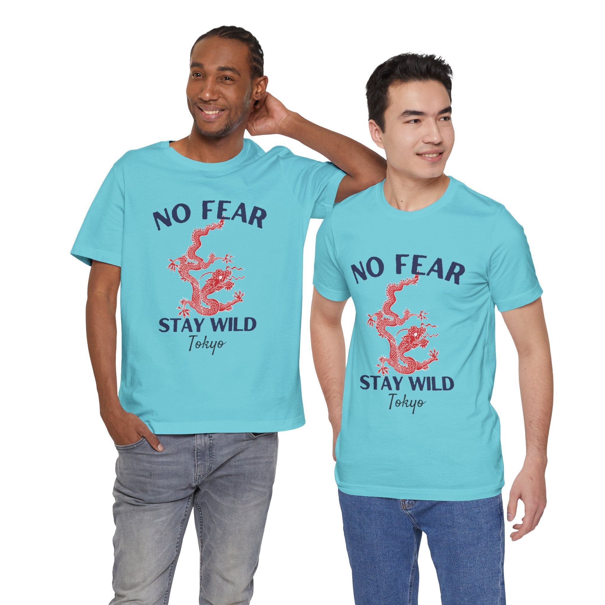No Fear Stay Wild Unisex T-Shirt | Adventure Tee, Casual Wear, Gift for Nature Lovers, Inspirational Shirt, Summer Fashion