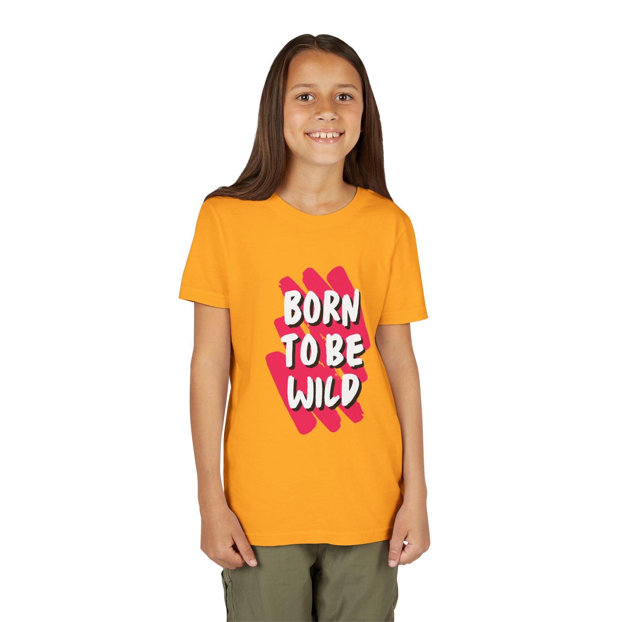 Youth Short Sleeve Tee - Born to Be Wild, Adventure Tee, Kids Casual Shirt, Summer Vibes, Birthday Gift, Fun Playwear