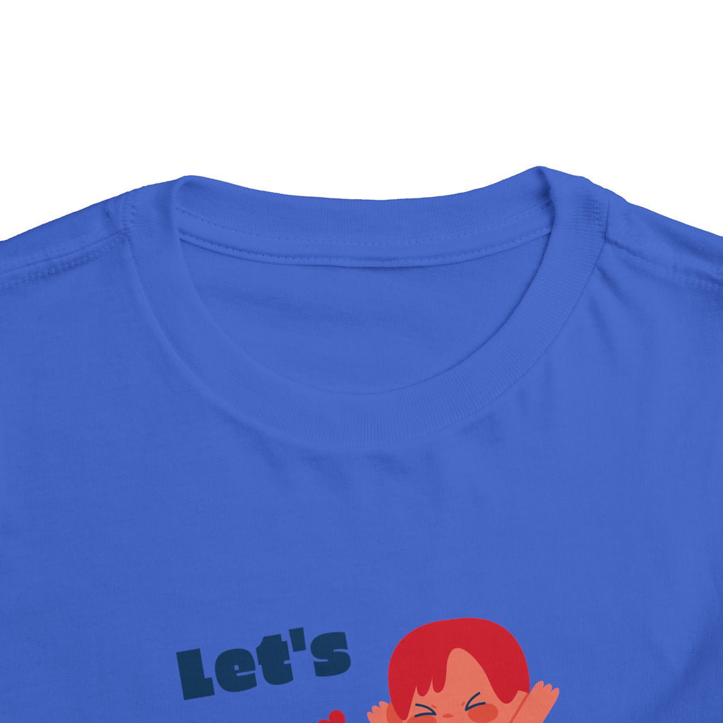 Playful Toddler Tee, Let's Play Shirt, Kids Short Sleeve Top, Fun Toddler Clothing, Adorable Kids Tee
