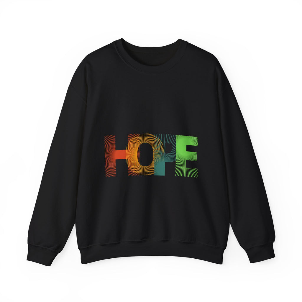 Hope Unisex Heavy Blend Crewneck Sweatshirt - Cozy Style, Perfect Gift, Motivational Apparel, Everyday Wear, Inspirational Fashion