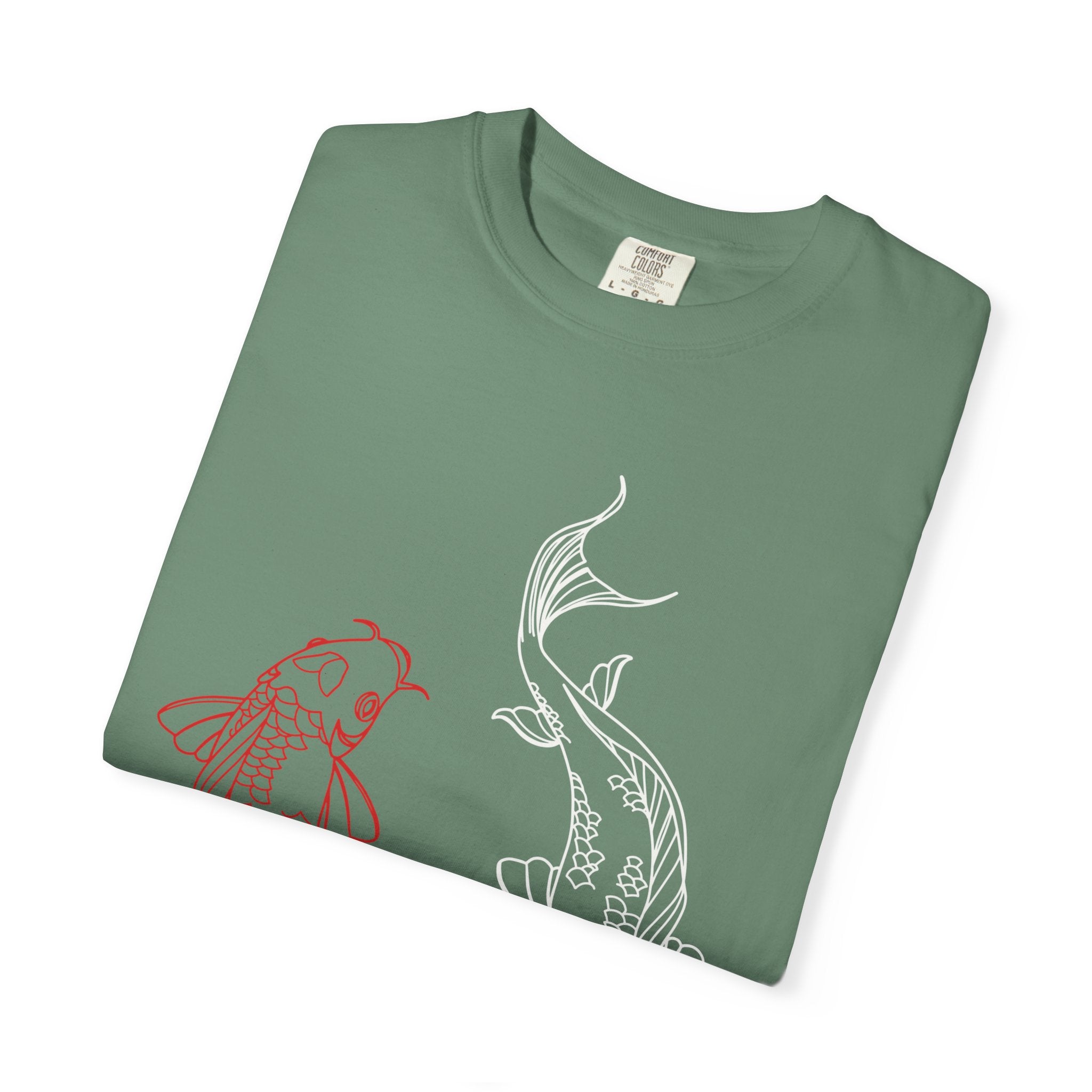 Koi Fish Unisex T-Shirt | Art Tee, Summer Style, Casual Wear, Gift for Nature Lovers, Zen & Peaceful Vibe