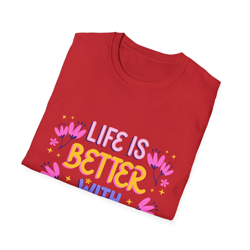 Friendship Vibes Unisex T-Shirt - Life is Better with Friends, Casual Wear, Gift for Friends, Birthday T-Shirt, Friendship Day
