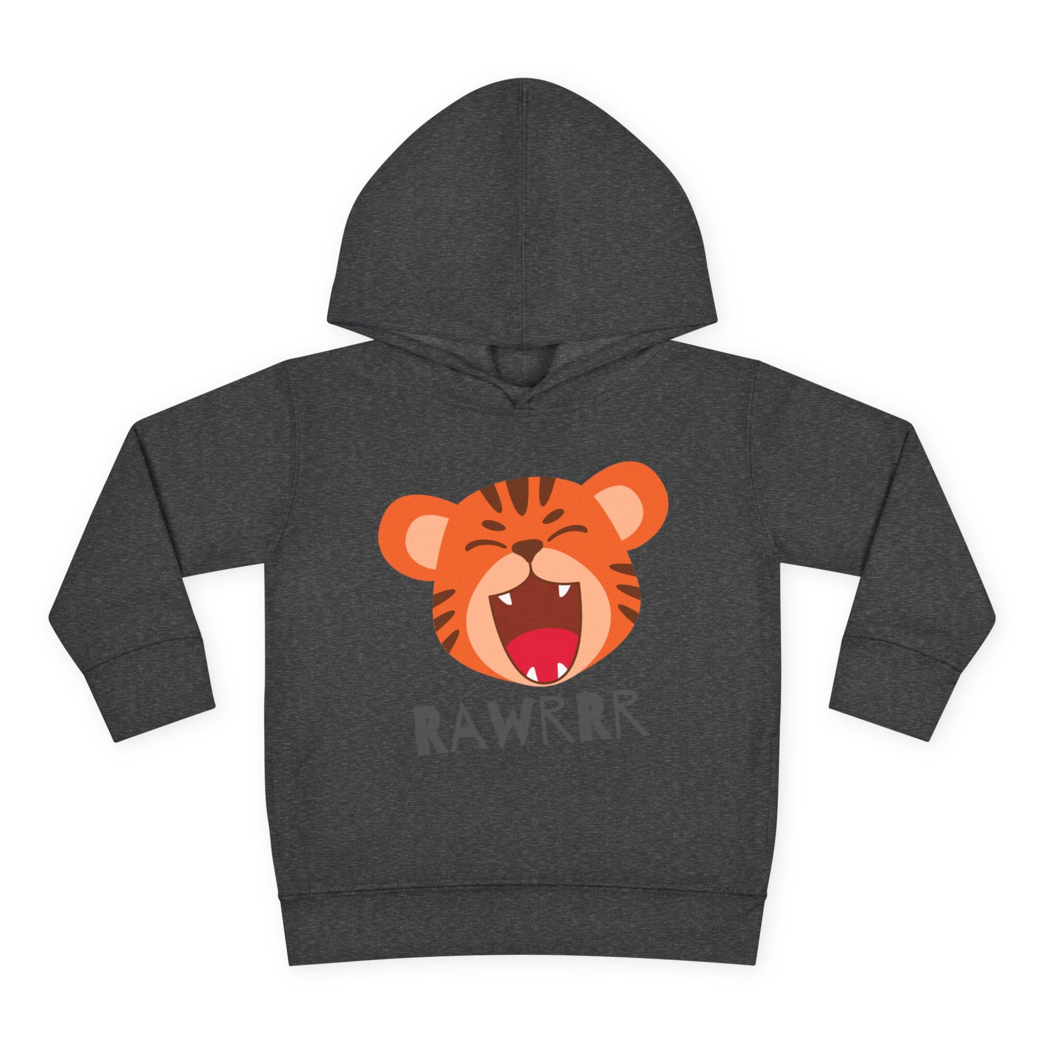 Cute Tiger Design Toddler Hoodie, Kids Pullover, Fleece Sweatshirt, Animal Lover Gift, Birthday Present, Fun Playwear