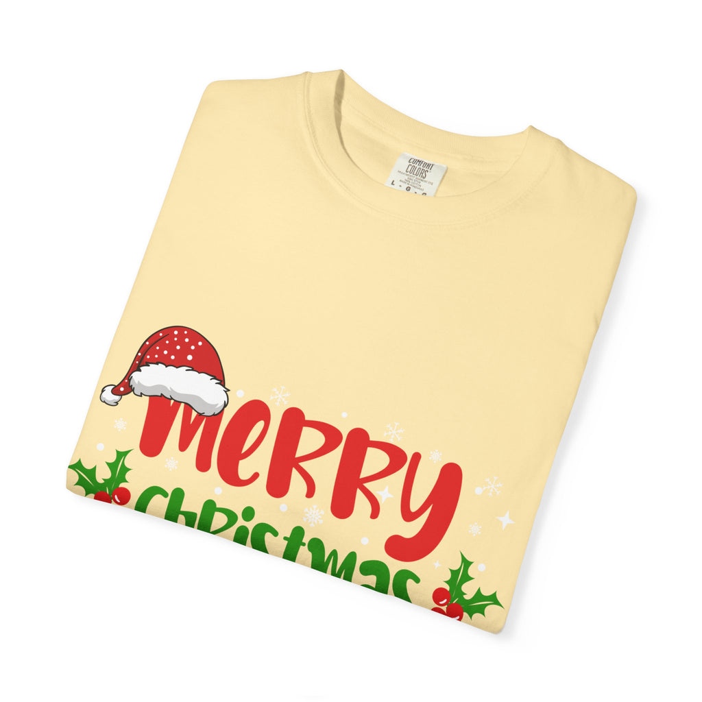 Merry Christmas Tee, Unisex Holiday Shirt, Festive Gift, Casual Christmas Apparel, Seasonal Wear, Perfect for Celebrations
