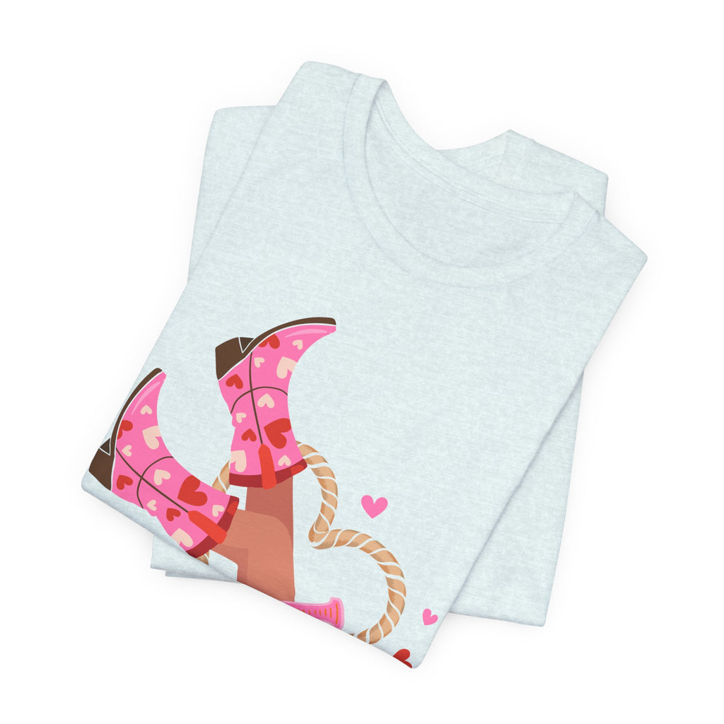 Playful Cowboy Graphic Tee - Perfect for Rodeos, Country Concerts, and Summer Gatherings, Casual Wear, Gift for Country Lovers, Fun Outfits