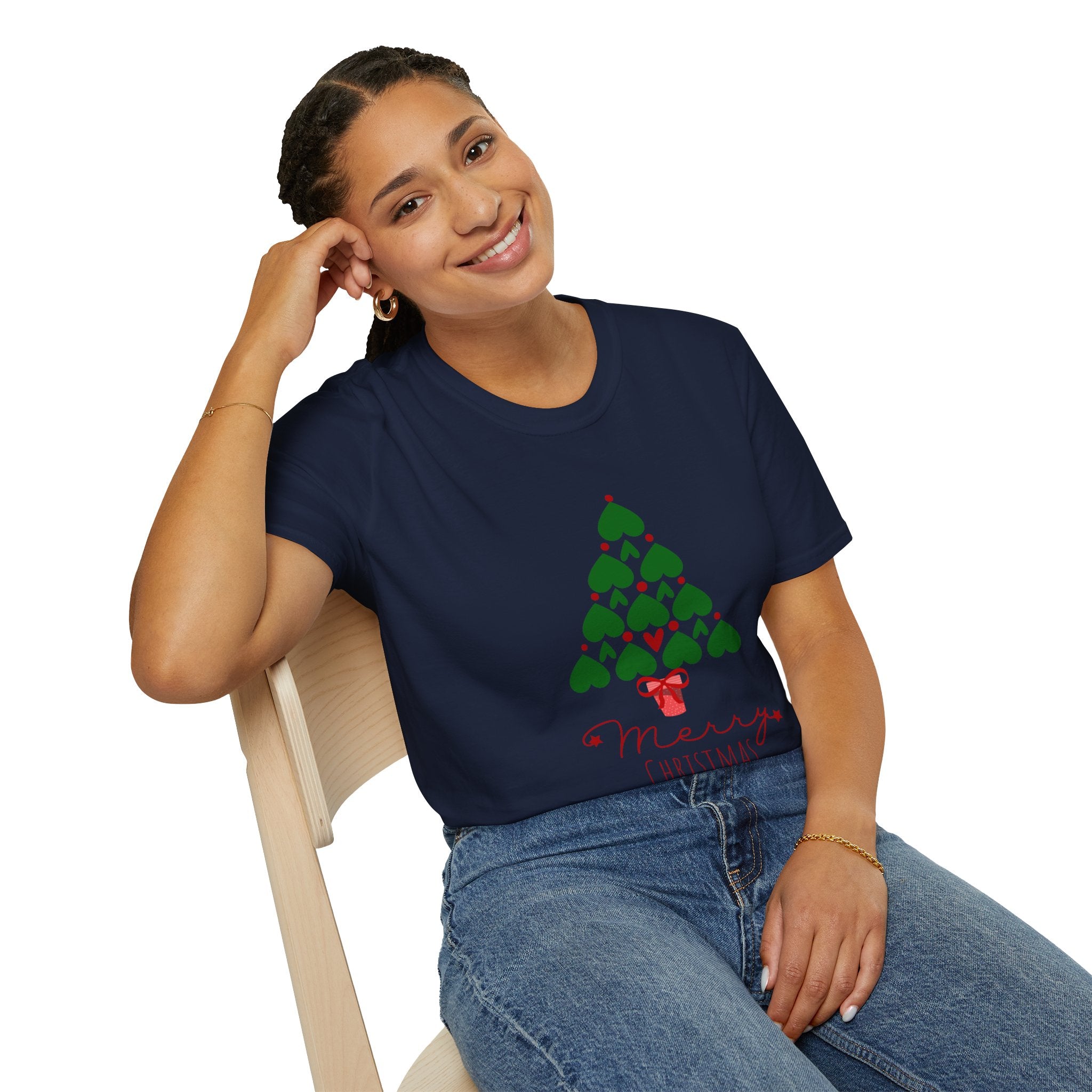Merry Christmas T-Shirt, Unisex Holiday Tee, Christmas Gift, Casual Wear, Festive Clothing, Seasonal Apparel