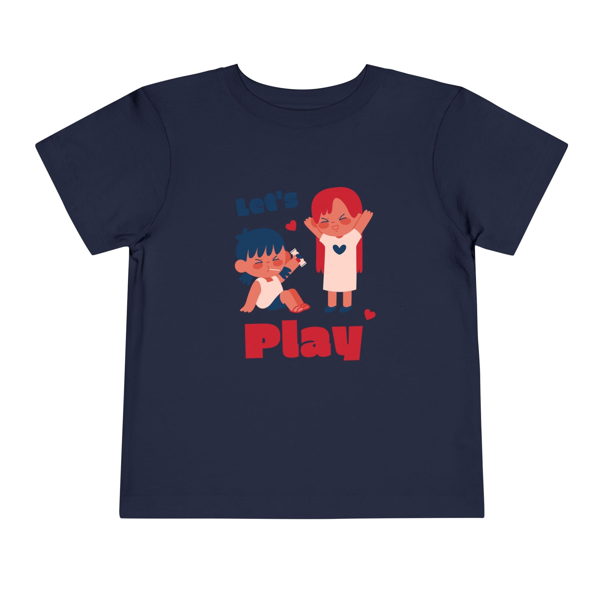 Playful Toddler Tee, Let's Play Shirt, Kids Short Sleeve Top, Fun Toddler Clothing, Adorable Kids Tee