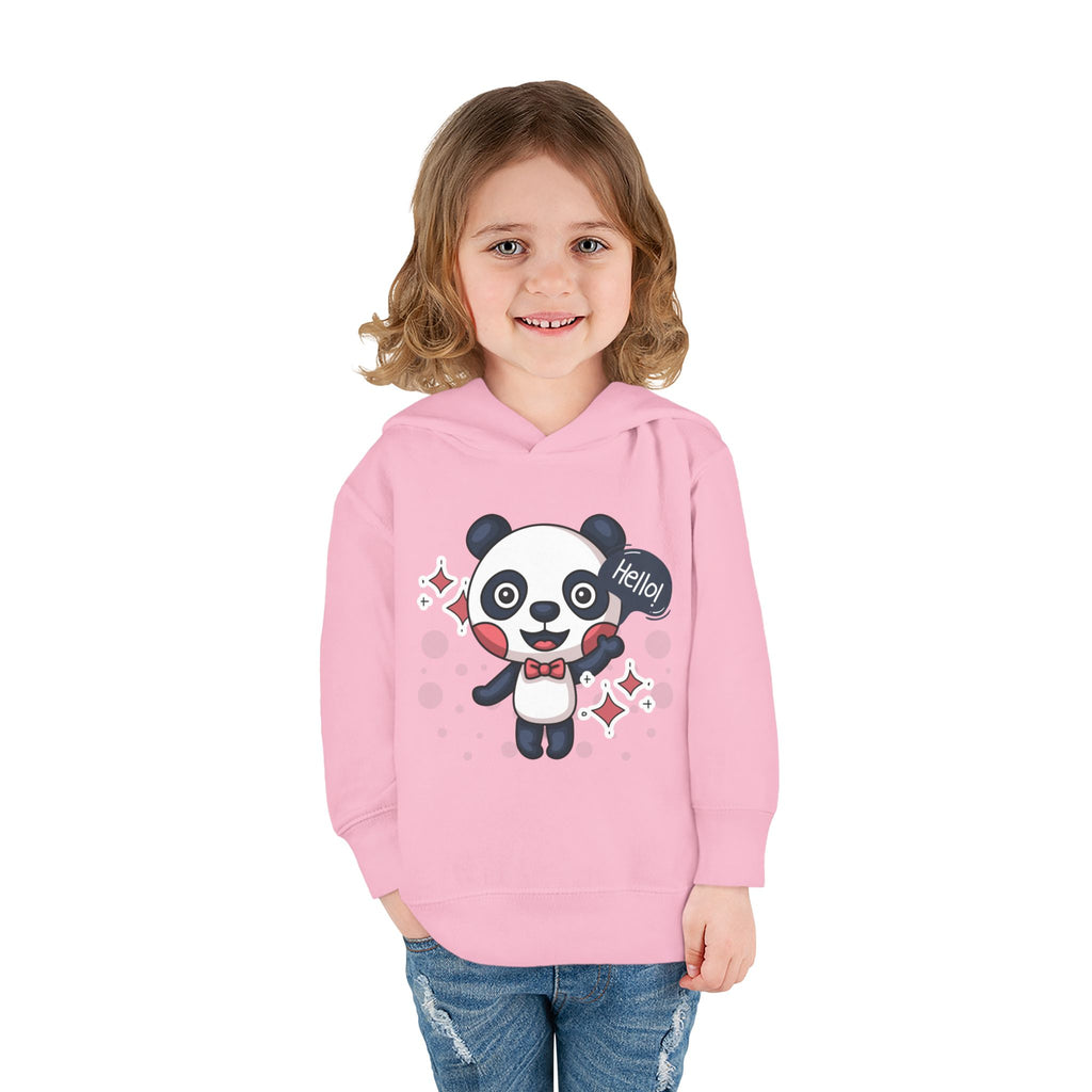Adorable Toddler Fleece Hoodie featuring Cute Panda Design, Kids Apparel, Gift for Children, Birthday Party Outfit, Cozy Pullover