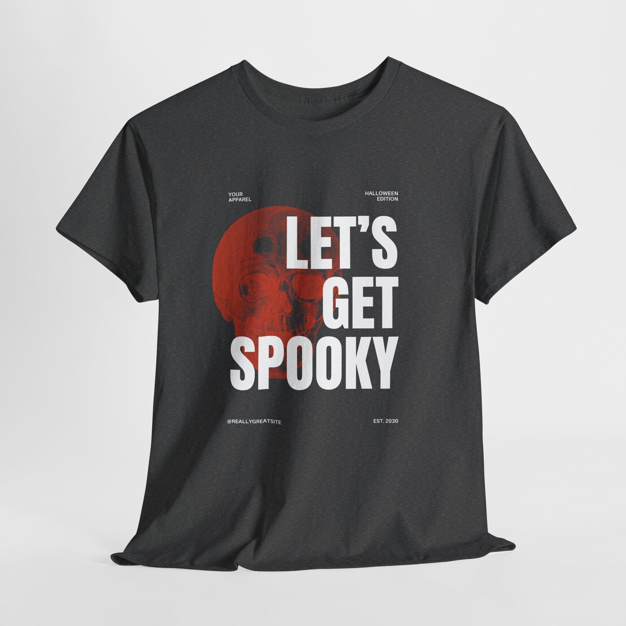 Unisex Halloween Tee, Let's Get Spooky Shirt, Fall Fashion, Party Wear, Ghostly Gifts, Casual Comfort