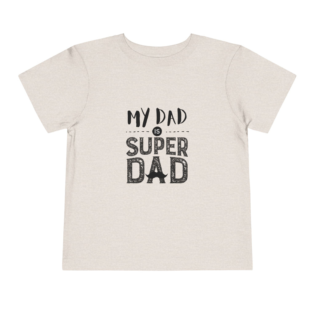 Toddler Super Dad Tee, Gift for Father's Day, Kids Birthday Shirt, Father's Day Celebration, Cute Toddler Outfit