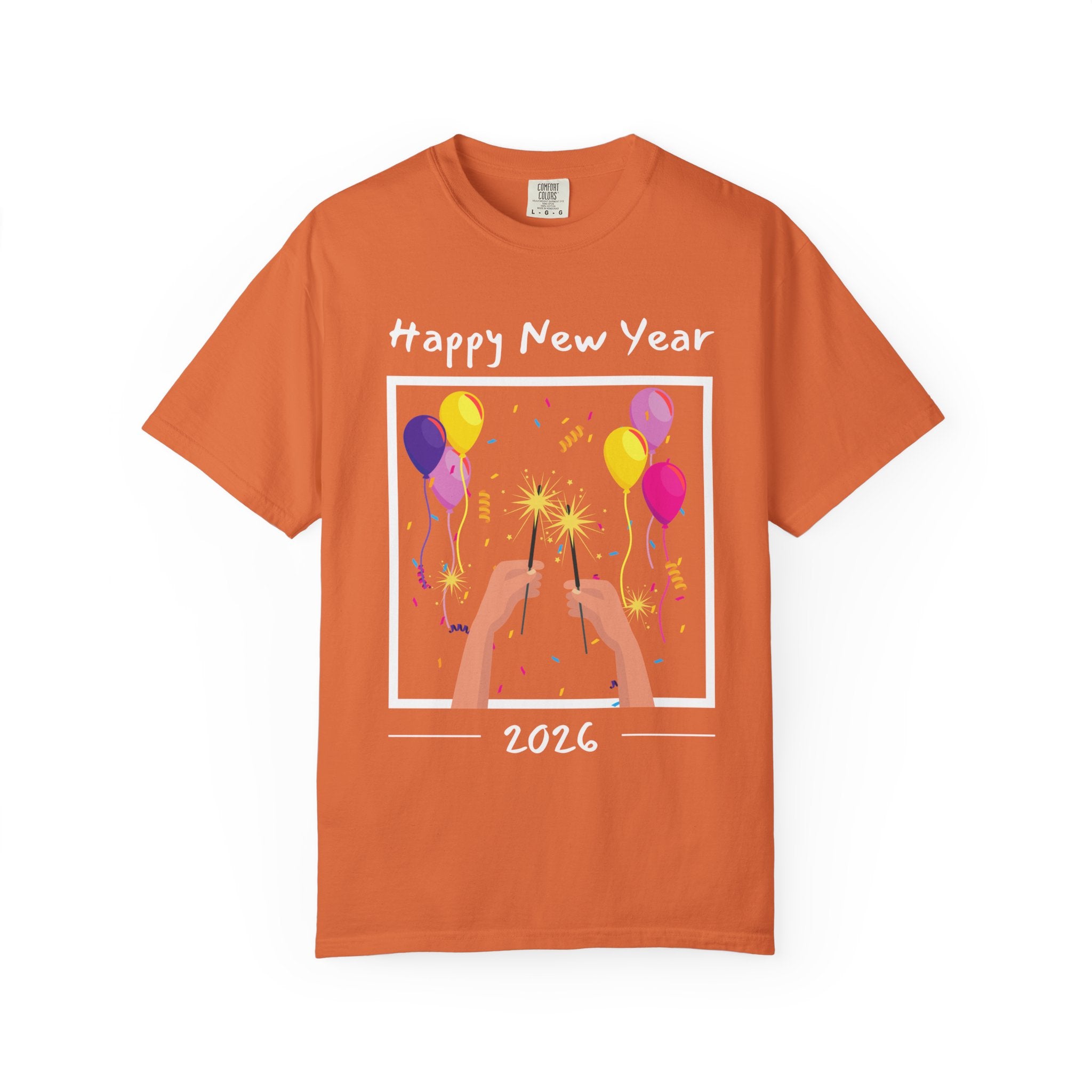 Happy New Year Unisex T-shirt, Celebration Tee, Party Shirt, Festive Apparel, Holiday Gift, New Year's Eve Wear