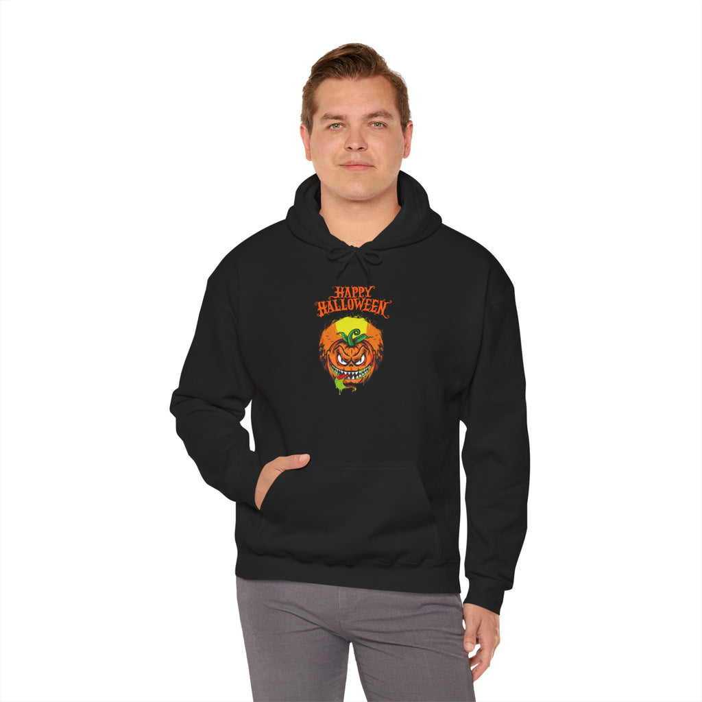 Halloween-Themed Unisex Hooded Sweatshirt, Cozy Halloween Apparel, Witch Design Hoodie, Fall Outfit, Spooky Season Gift