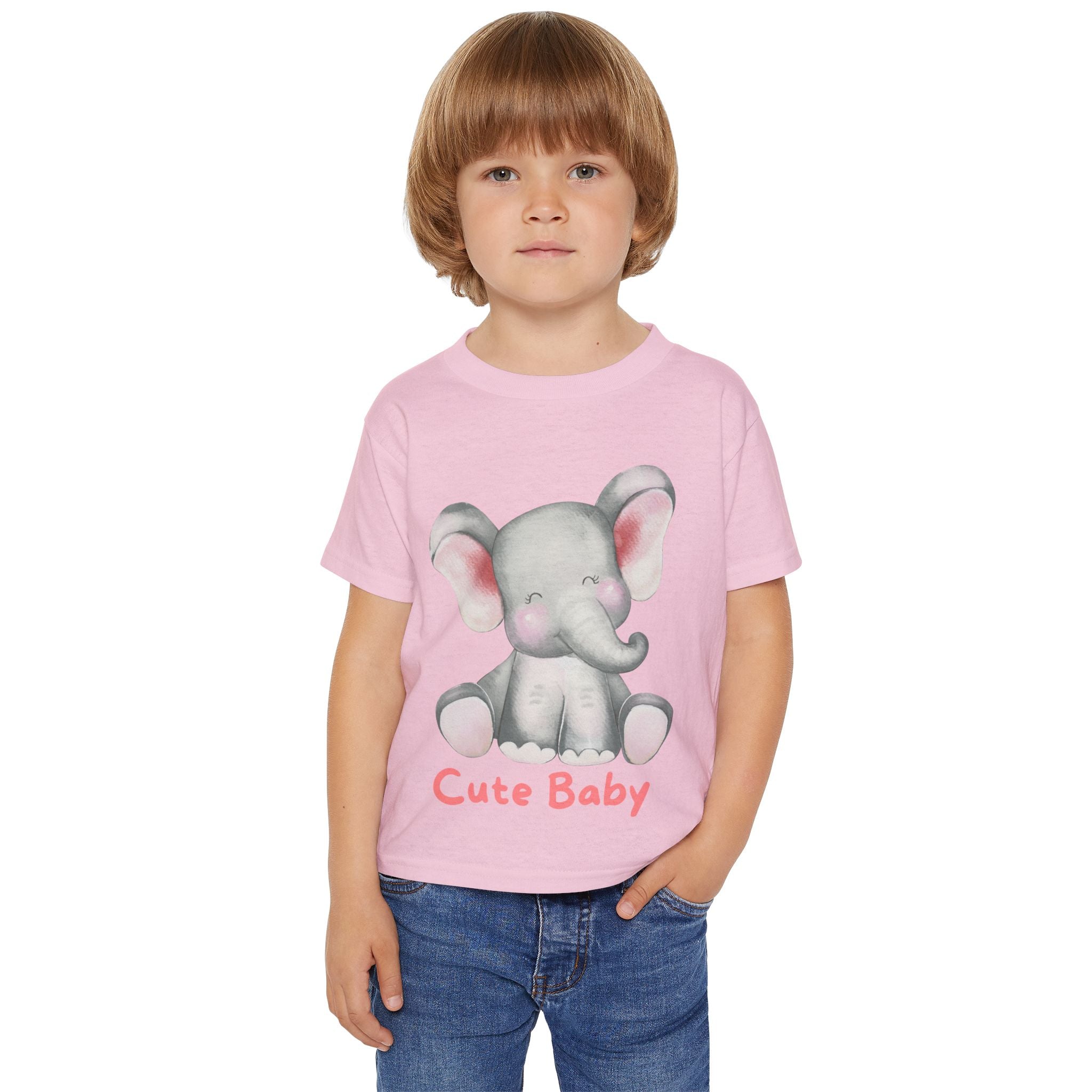 Cute Baby Elephant Toddler T-shirt, Preschool, Baby Shower Gift, Toddler Apparel, Kids Birthday, Cute Animal Clothing