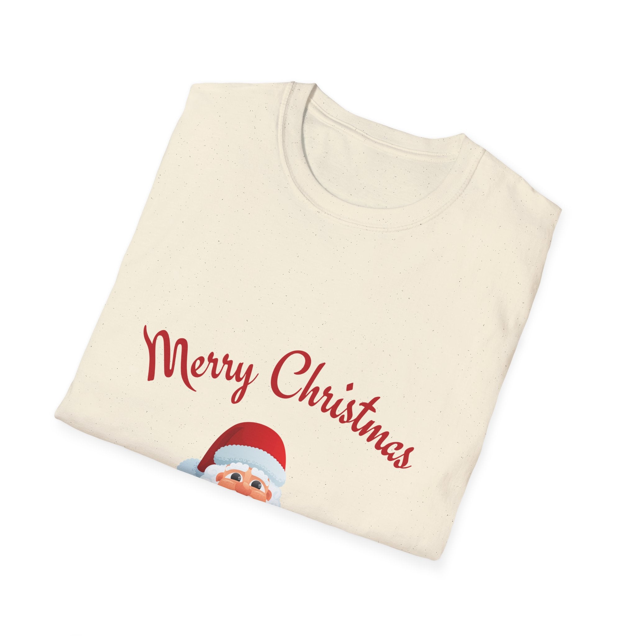 Merry Christmas Santa T-Shirt, Holiday Tee, Unisex Christmas Top, Festive Shirt, Gift for Him/Her, Family Reunion Apparel
