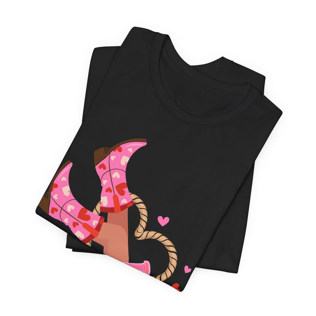 Playful Cowboy Graphic Tee - Perfect for Rodeos, Country Concerts, and Summer Gatherings, Casual Wear, Gift for Country Lovers, Fun Outfits