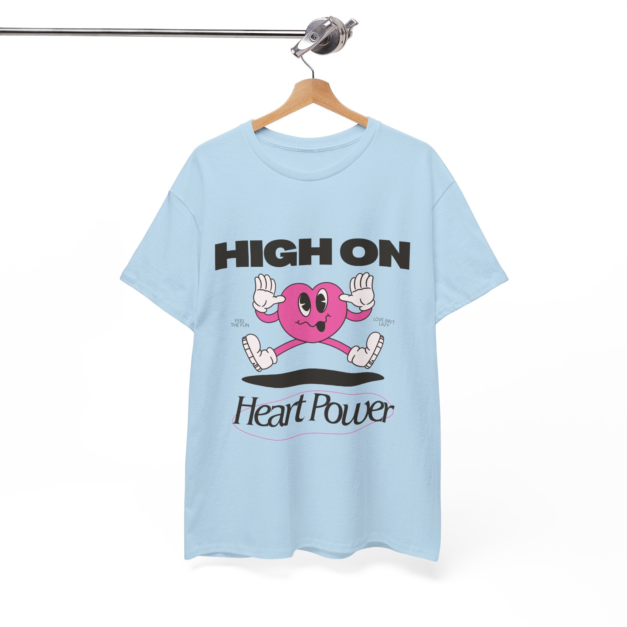 Heart Power Unisex T-Shirt Design | Graphic Tee for Men & Women | Streetwear Aesthetic T-Shirt