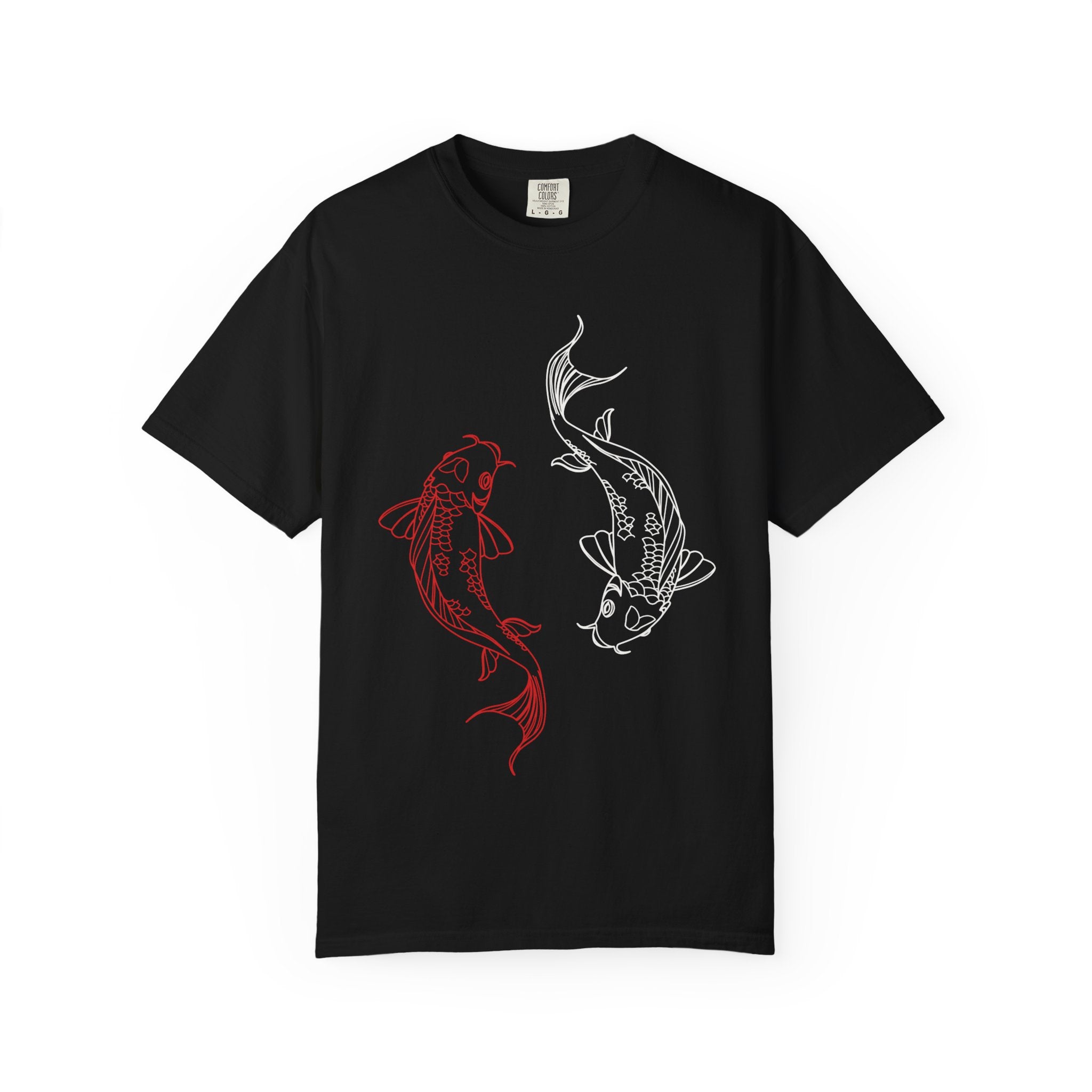 Koi Fish Unisex T-Shirt | Art Tee, Summer Style, Casual Wear, Gift for Nature Lovers, Zen & Peaceful Vibe