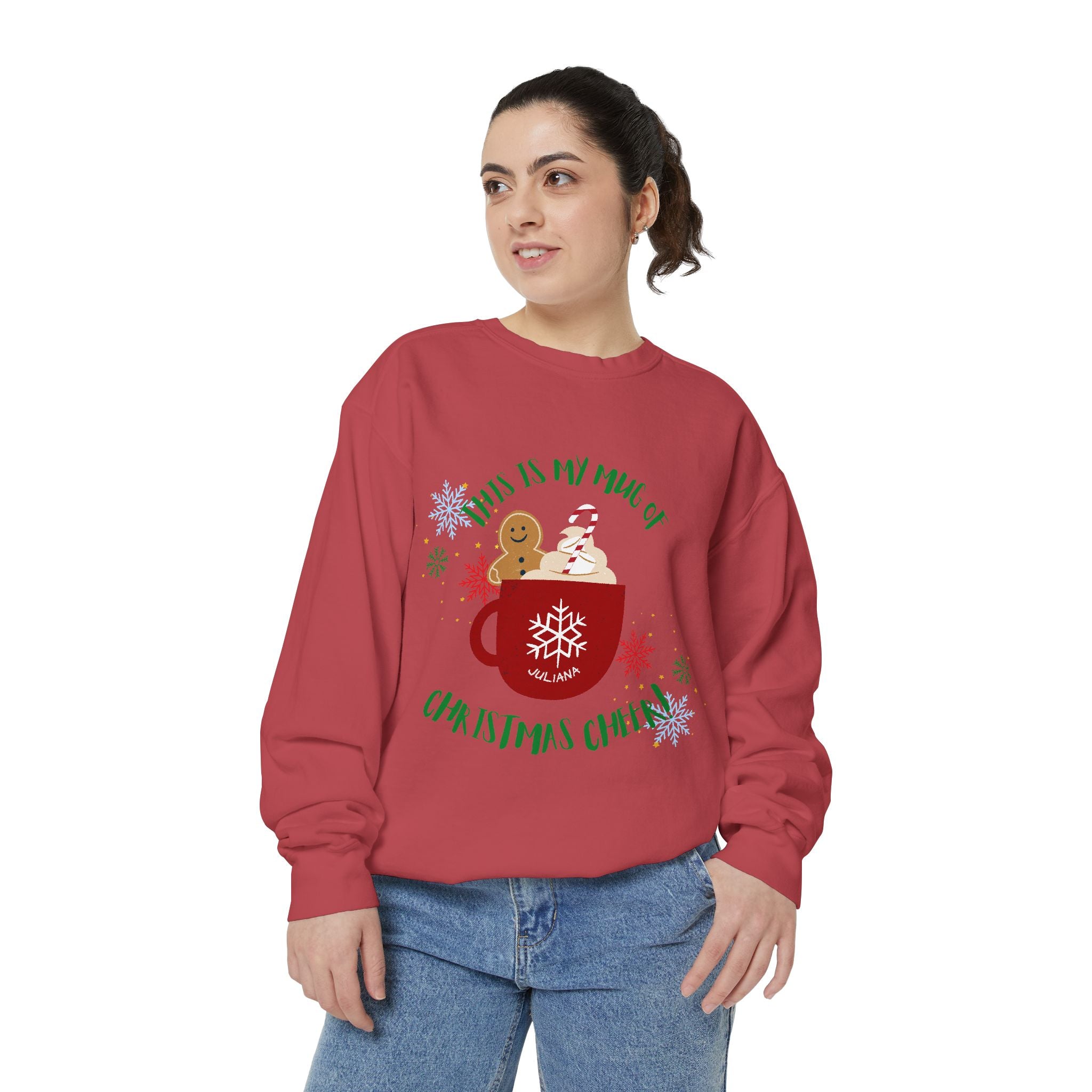 Cozy Holiday Sweatshirt with Festive Mug Design, Christmas Gift, Unisex Sweater, Winter Wardrobe Essential, Cute Holiday Apparel, [...]