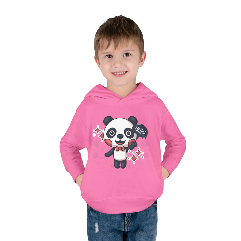 Adorable Toddler Fleece Hoodie featuring Cute Panda Design, Kids Apparel, Gift for Children, Birthday Party Outfit, Cozy Pullover