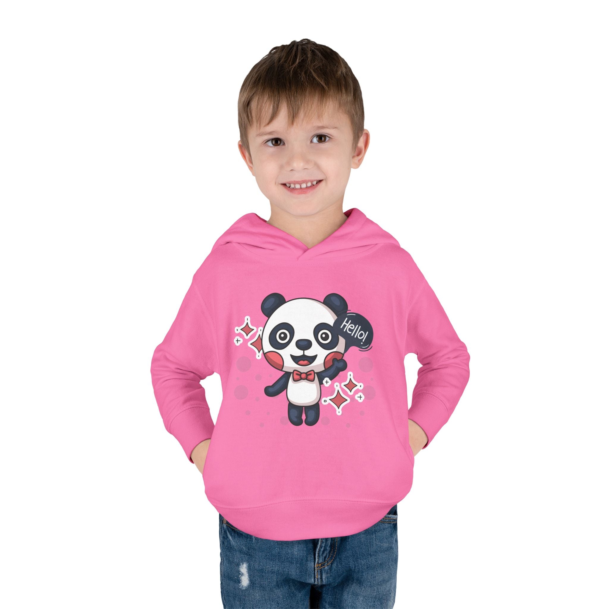 Adorable Toddler Fleece Hoodie featuring Cute Panda Design, Kids Apparel, Gift for Children, Birthday Party Outfit, Cozy Pullover