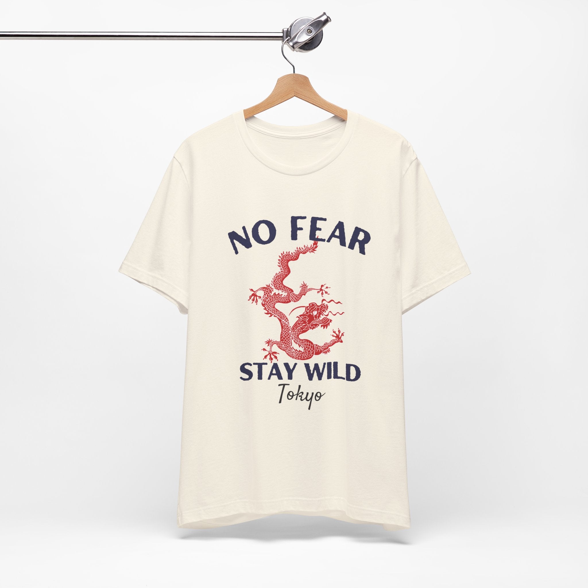 No Fear Stay Wild Unisex T-Shirt | Adventure Tee, Casual Wear, Gift for Nature Lovers, Inspirational Shirt, Summer Fashion