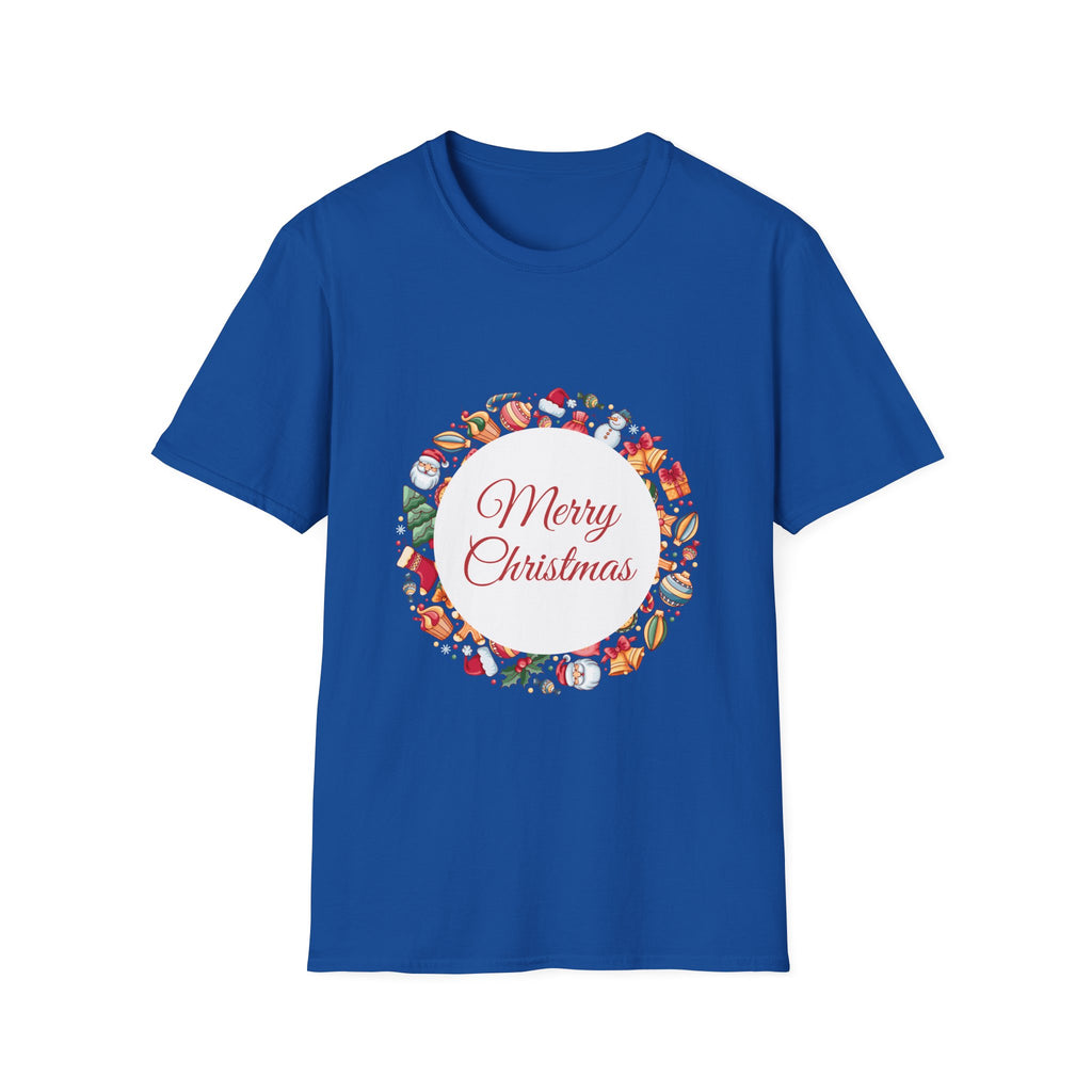 Merry Christmas Unisex T-Shirt, Holiday Apparel, Christmas Gift, Festive Tee, Seasonal Wear, Unisex T-Shirt