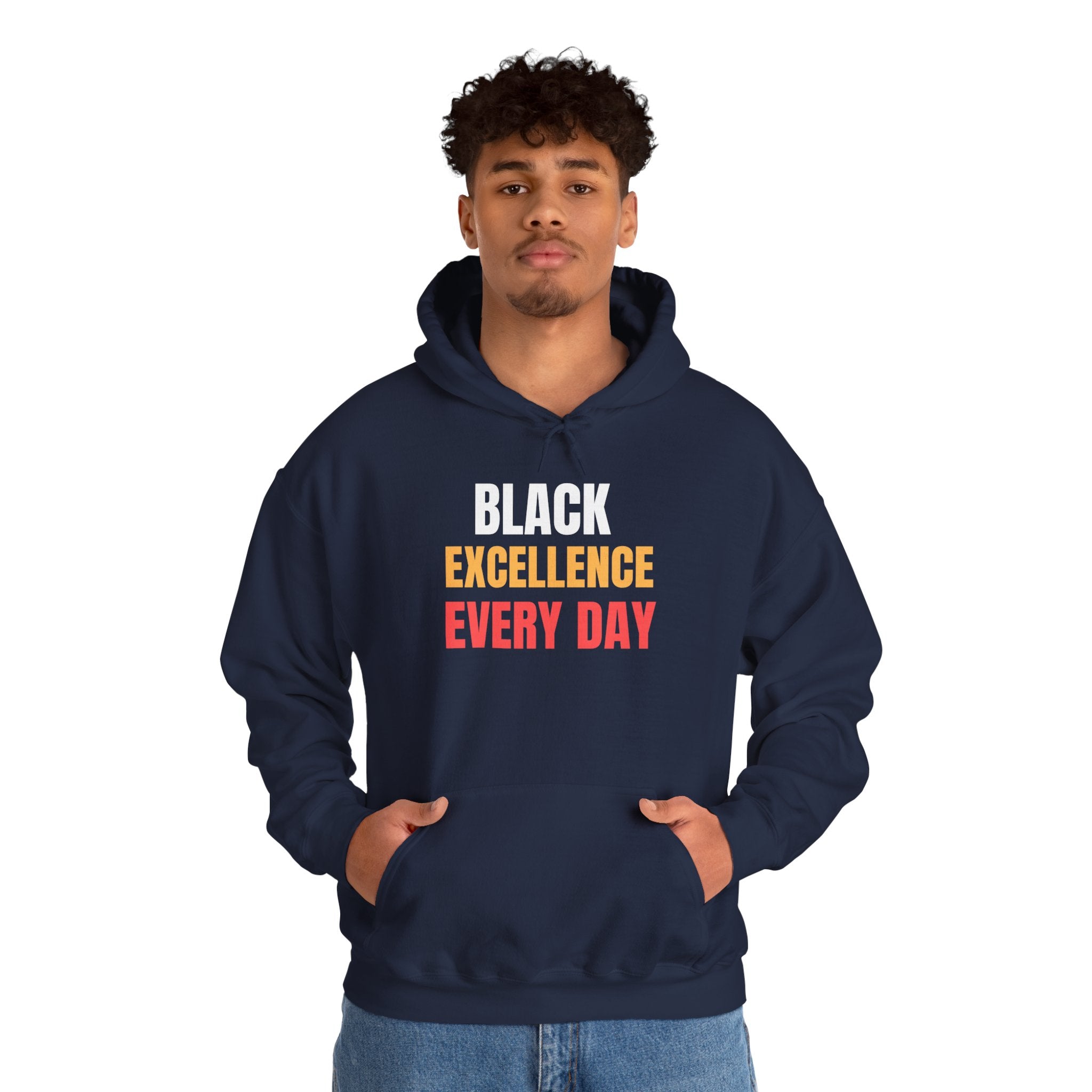 Black Excellence Everyday Hoodie | Unisex Heavy Blend Sweatshirt | Empowerment Gift | Black History Month | Everyday Affirmation