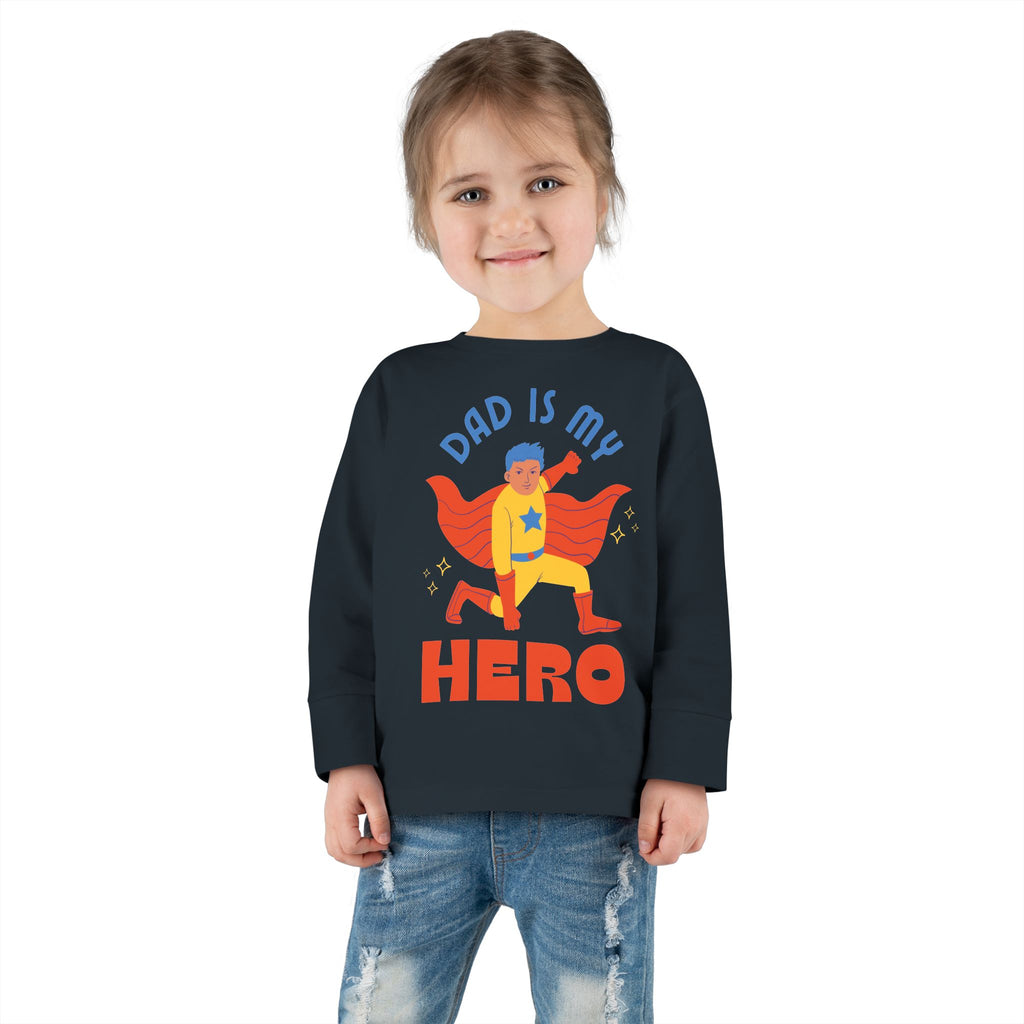 Toddler Long Sleeve Tee – Soft Combed Ringspun Cotton, Durable & Comfortable