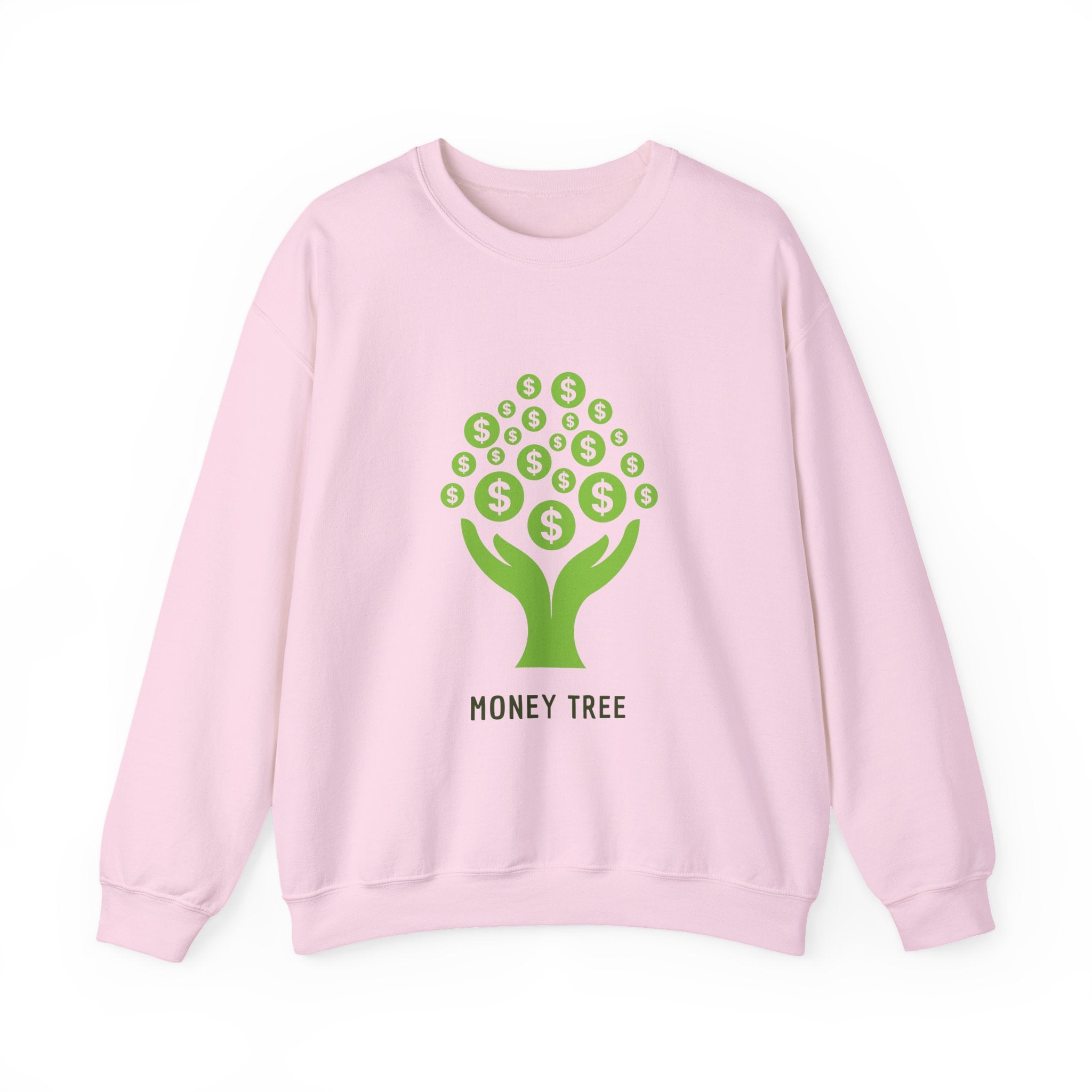 Money Tree Sweatshirt, Cozy Crewneck, Unisex Gift, Eco-Friendly Fashion, Perfect for Casual Wear, Gift for Him/Her