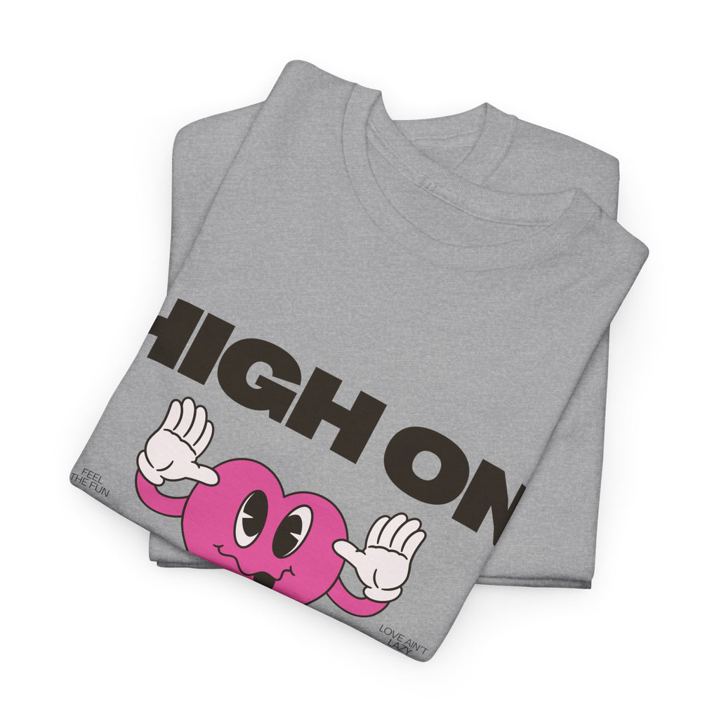 Heart Power Unisex T-Shirt Design | Graphic Tee for Men & Women | Streetwear Aesthetic T-Shirt