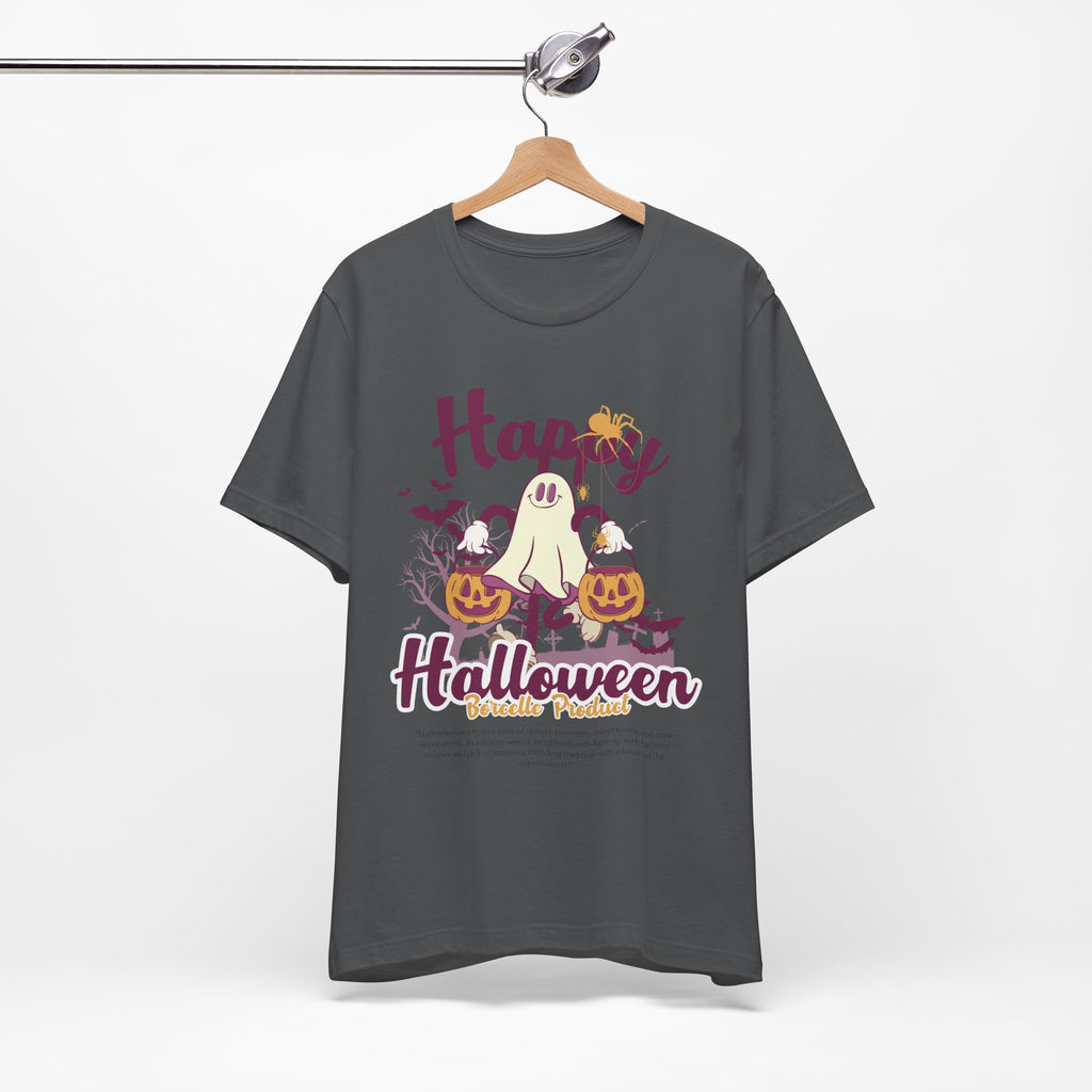 Halloween Unisex T-Shirt, Cute Ghost Tee, Fall Apparel, Kids Halloween Costume, Spooky Season Shirt, Trick or Treat Gift