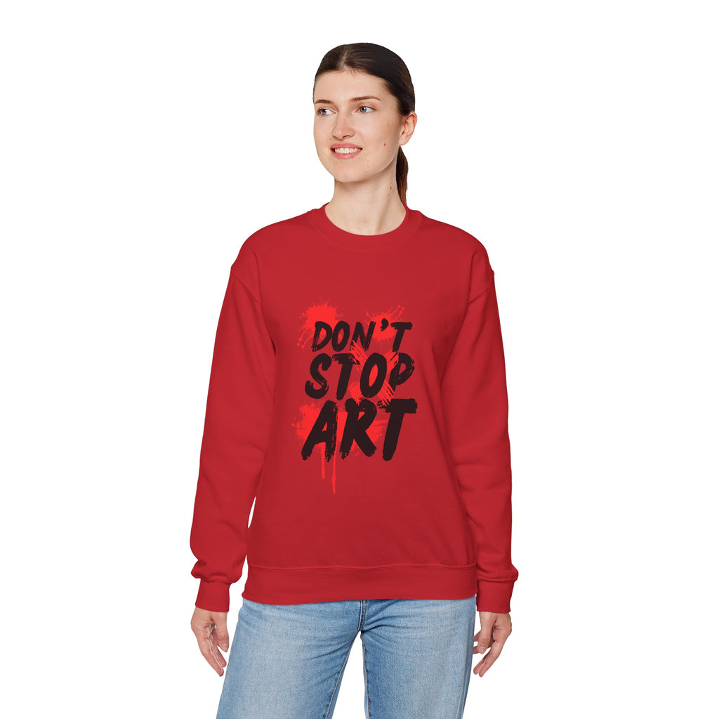 Artistic Crewneck Sweatshirt | Cozy Gift for Artists, Creative Apparel, Unique Statement Piece, Casual Wear, Everyday Comfort